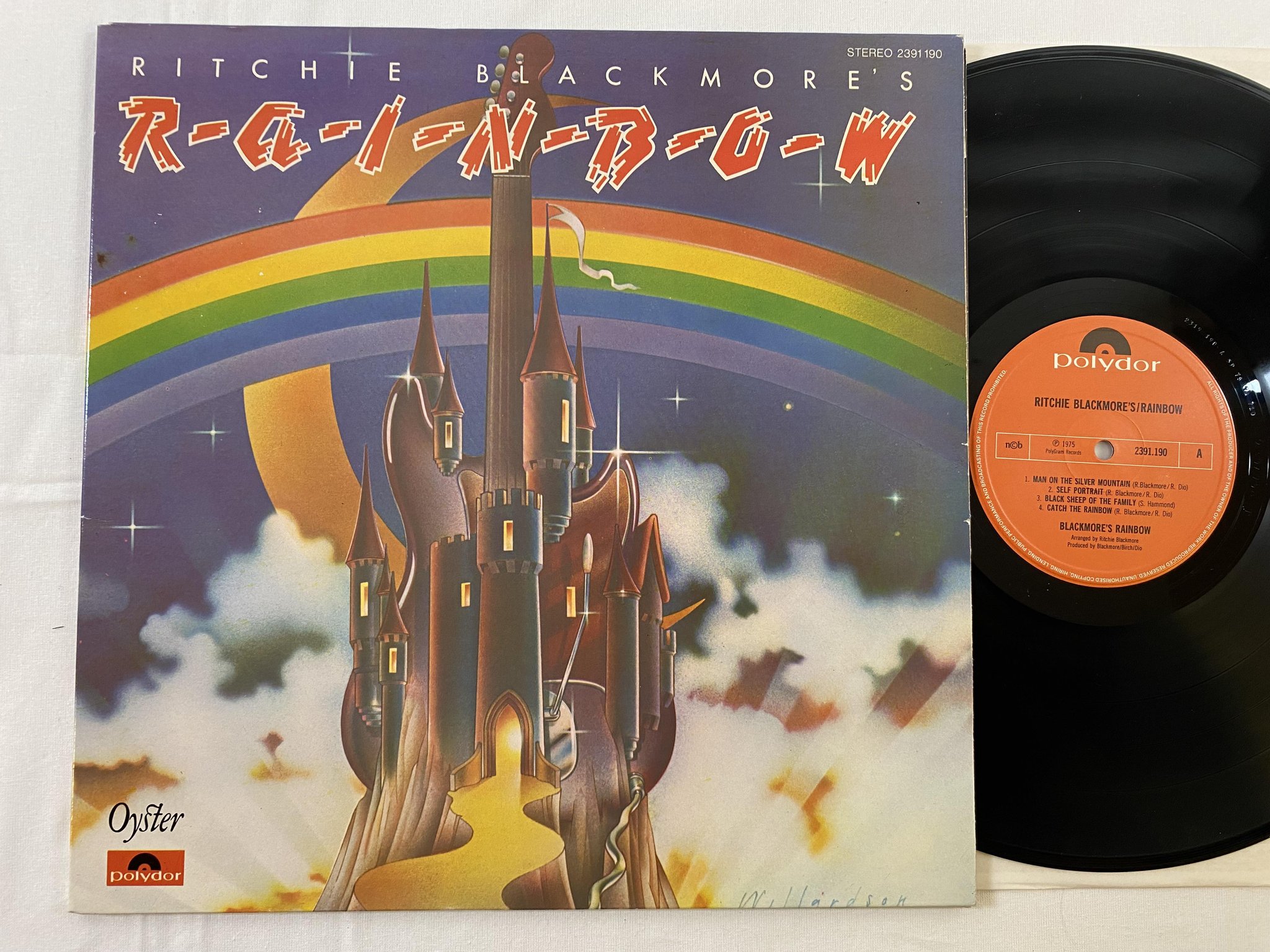 Omslagsbild för skivan RAINBOW Blackmore's rainbow LP -75 ncb POLYDOR 2391190