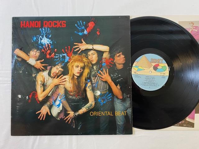 Omslagsbild för skivan HANOI ROCKS oriental beat LP -82 ncb SONET SLP 3086