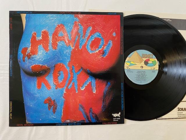 Omslagsbild för skivan HANOI ROCKS oriental beat LP -82 ncb SONET SLP 3086