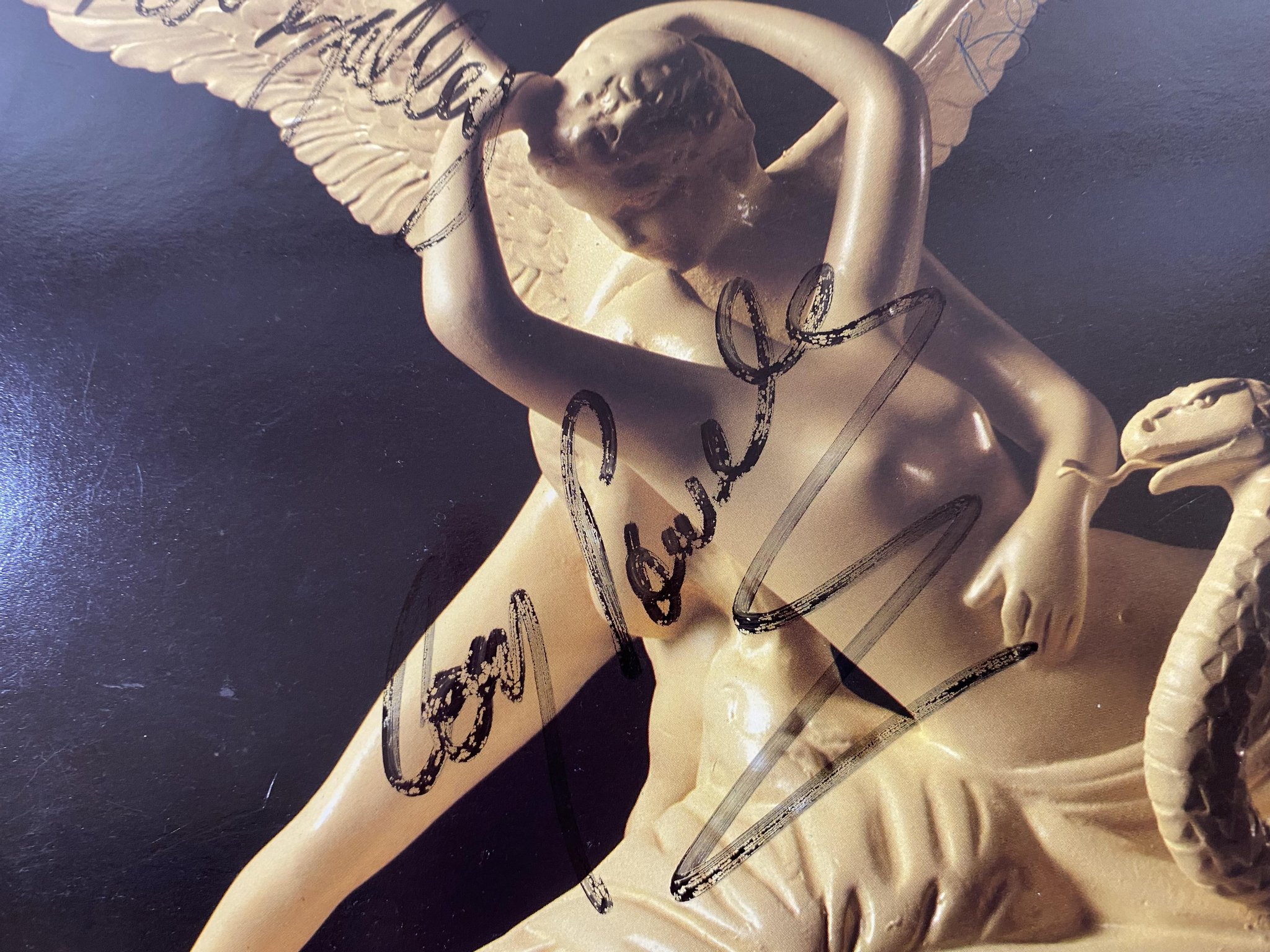 Omslagsbild för skivan WHITESNAKE saints & sinners LP - *** signed by band members ***