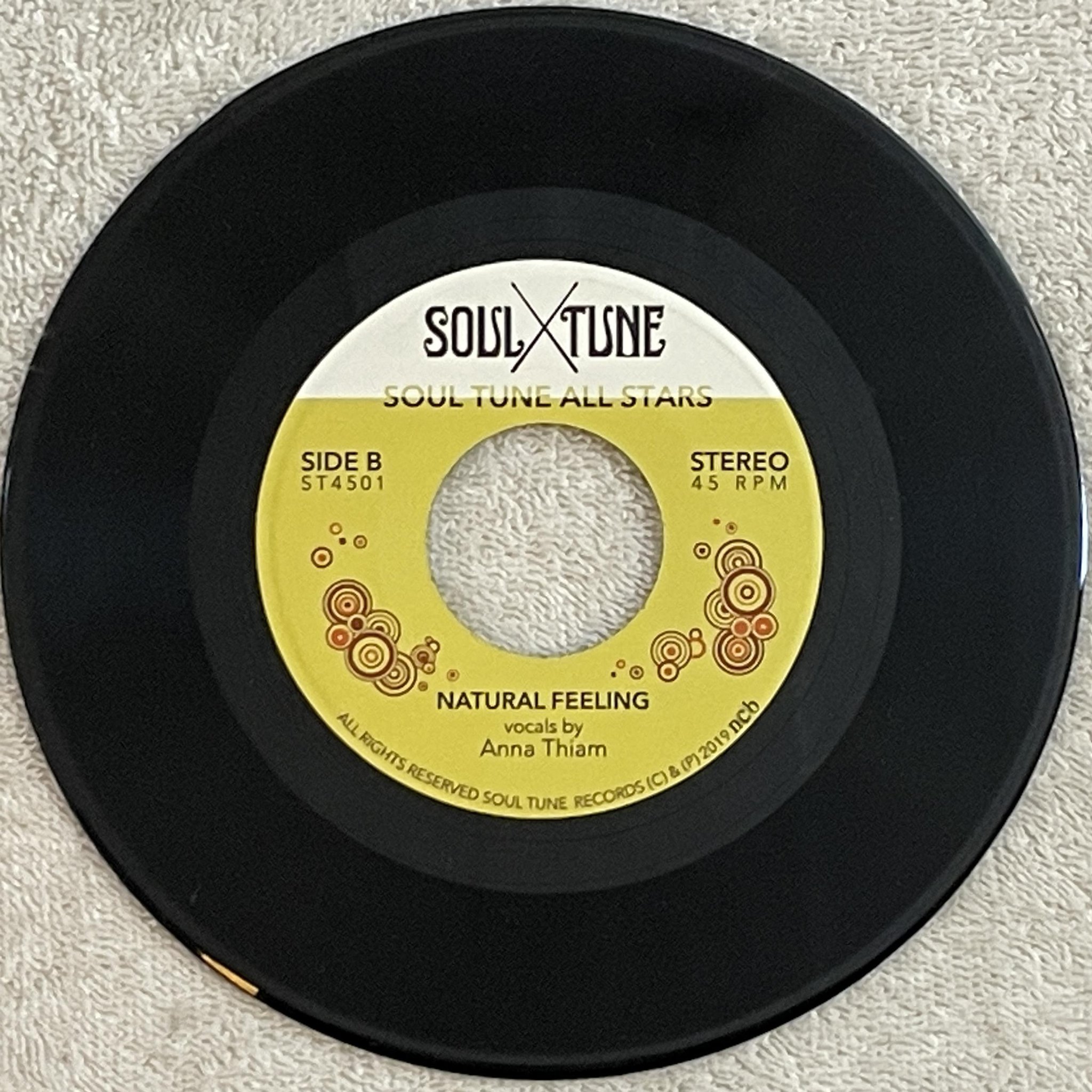 Omslagsbild för skivan SOUL TUNE ALL STARS world  7"single 2019 SOUL TUNE nice soul ! ! ! 