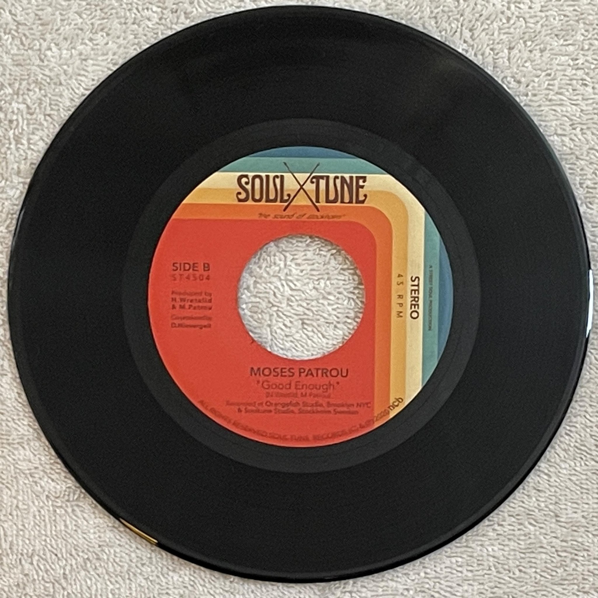 Omslagsbild för skivan MOSES PATROU Standby Lover 7"single 2020 SOUL TUNE ** soul **