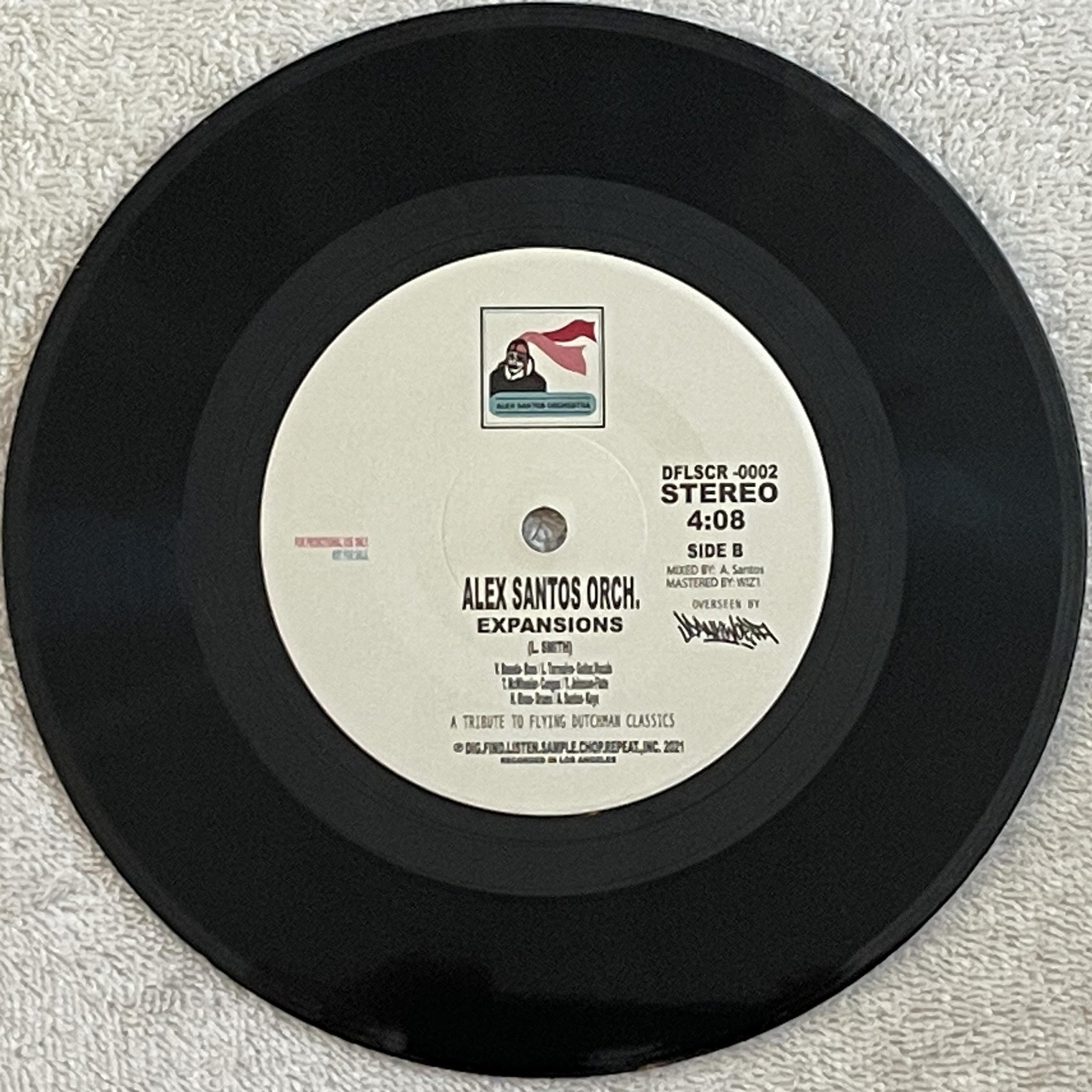 Omslagsbild för skivan ALEX SANTOS expansions 7"single 2020 US DFLSCR-0001 jazz funk