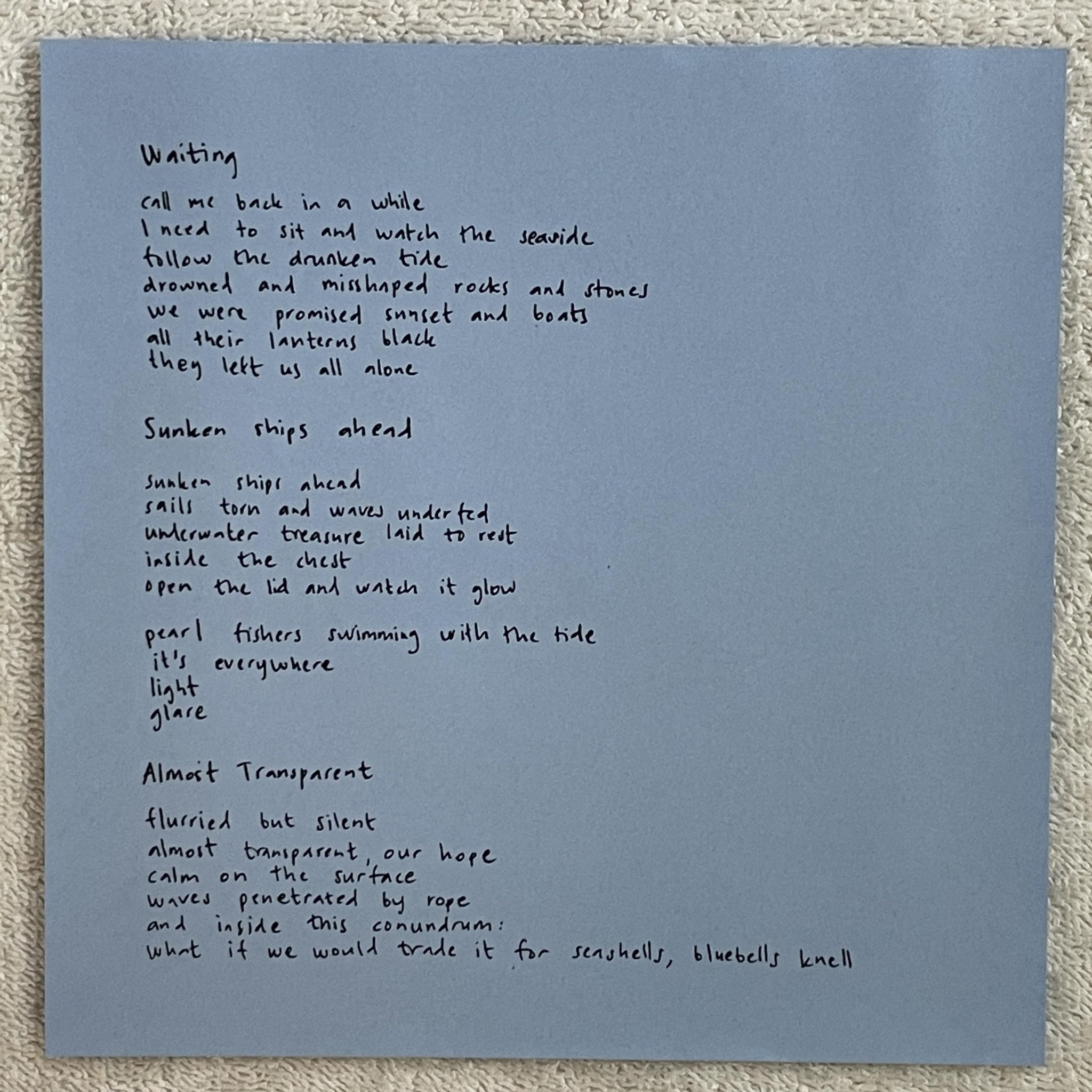 Omslagsbild för skivan STJERNPOST s/t 7"single 2012 Swe Kalligrammofon #24 jazz pop