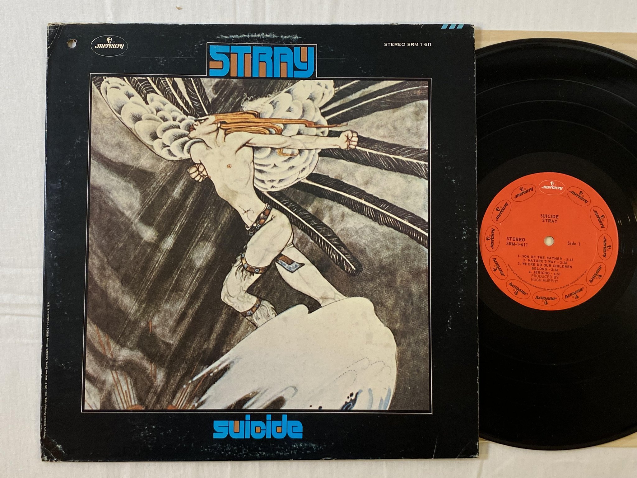 Omslagsbild för skivan STRAY suicide LP -71 US MERCURY SRM-1-611