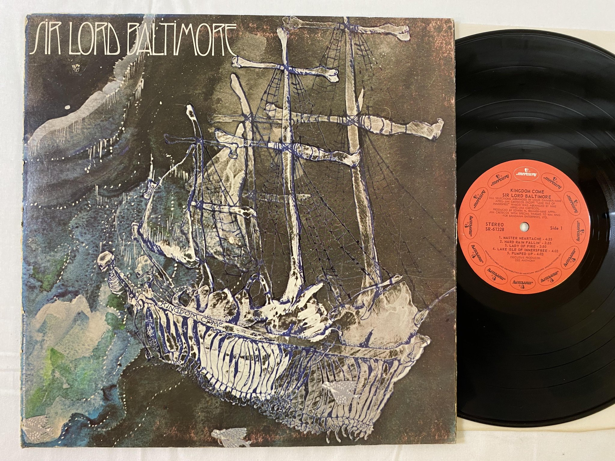 Omslagsbild för skivan SIR LORD BALTIMORE kingdom come LP -70 US MERCURY SR 61328