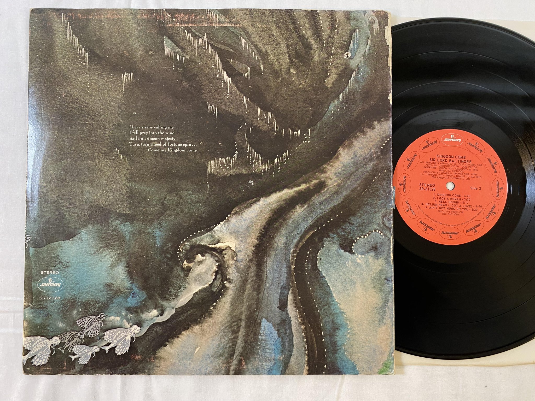 Omslagsbild för skivan SIR LORD BALTIMORE kingdom come LP -70 US MERCURY SR 61328