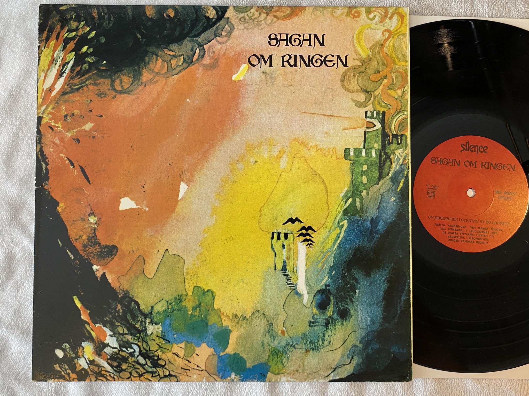 Omslagsbild för skivan BO HANSSON sagan om ringen LP re Swe SILENCE SRS 4600