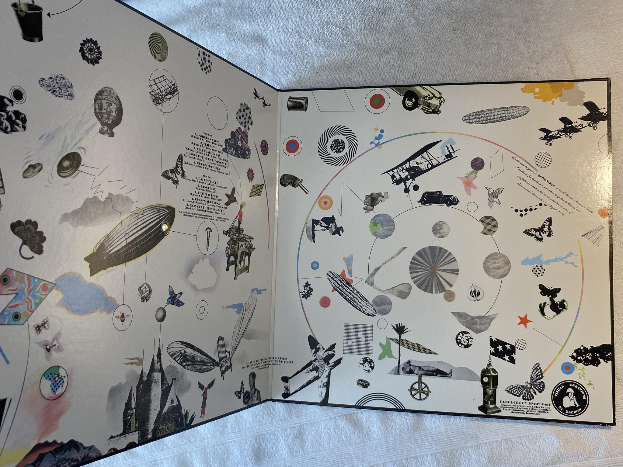 Omslagsbild för skivan LED ZEPPELIN III LP re Canada ATLANTIC SD 7201