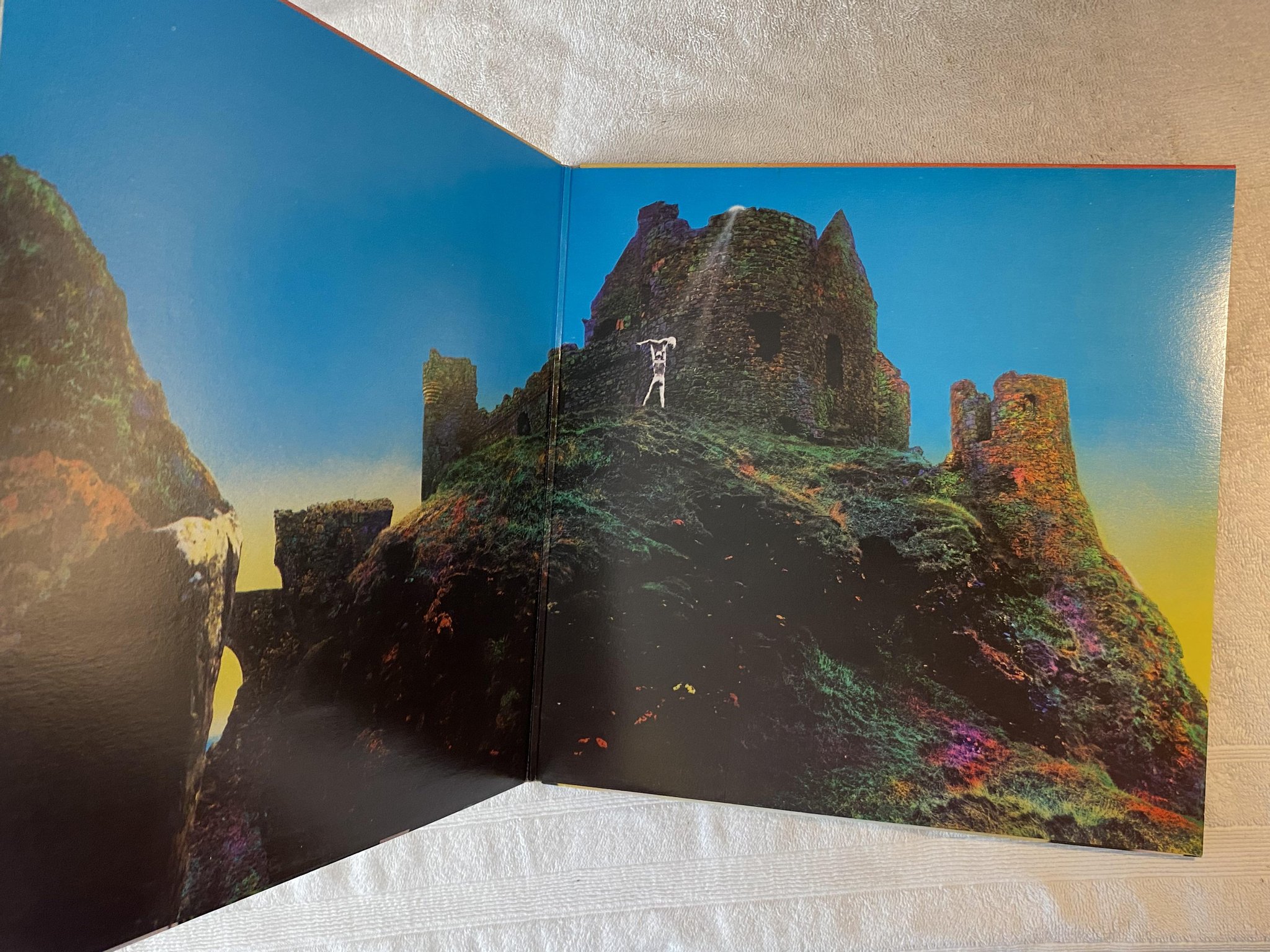 Omslagsbild för skivan LED ZEPPELIN houses of the holy LP re Can ATLANTIC SD 7255