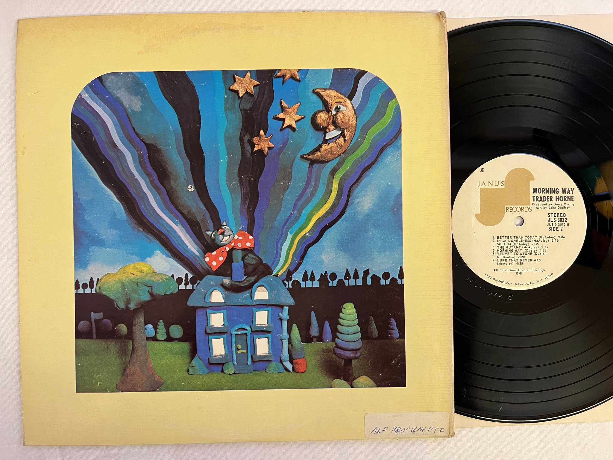 Omslagsbild för skivan TRADER HORNE Morning Way LP -70 US JANUS JLS-3012 