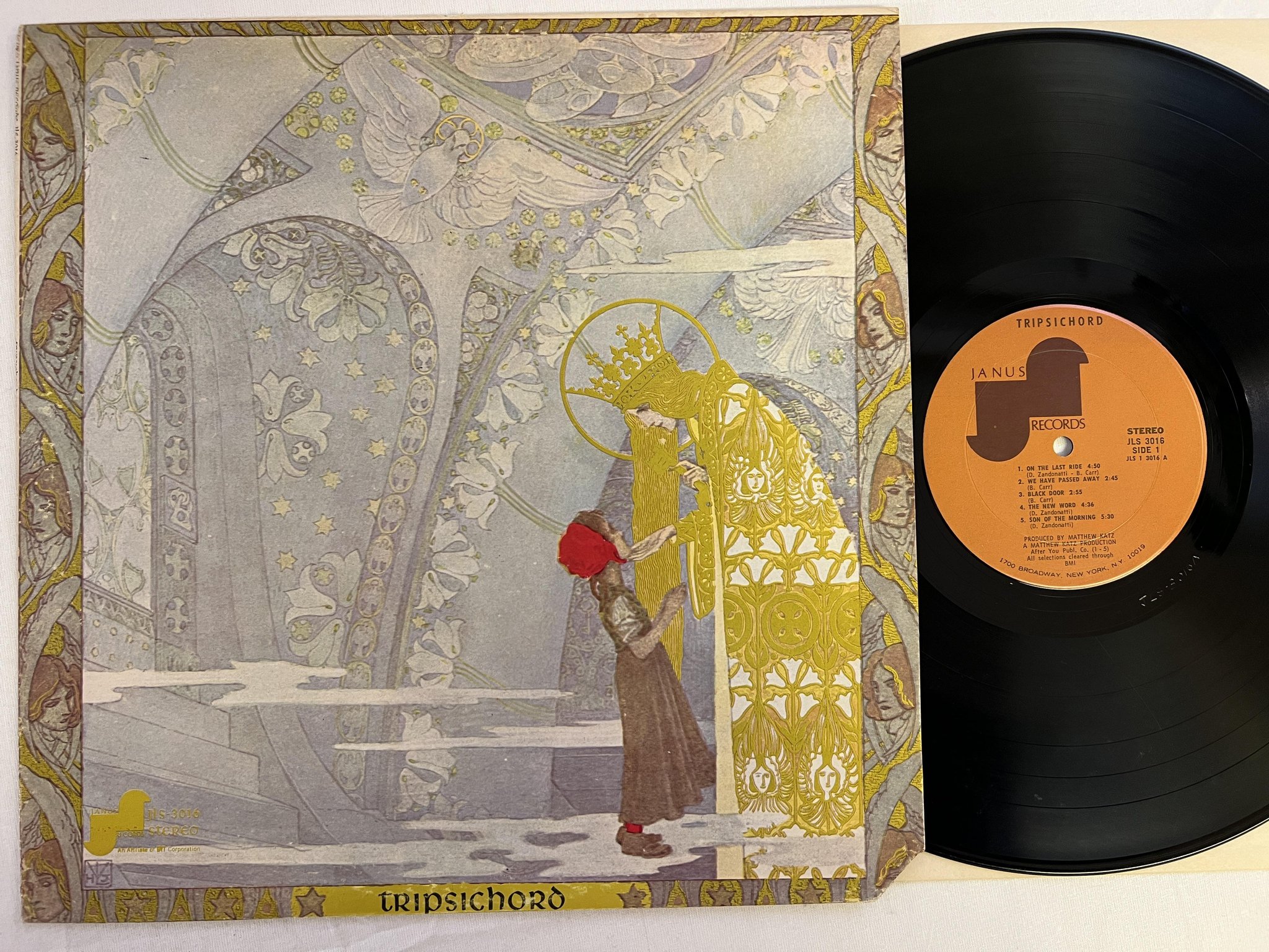 Omslagsbild för skivan TRIPSICHORD s/t LP -71 US JANUS JLS 3016 *** rare psych ***
