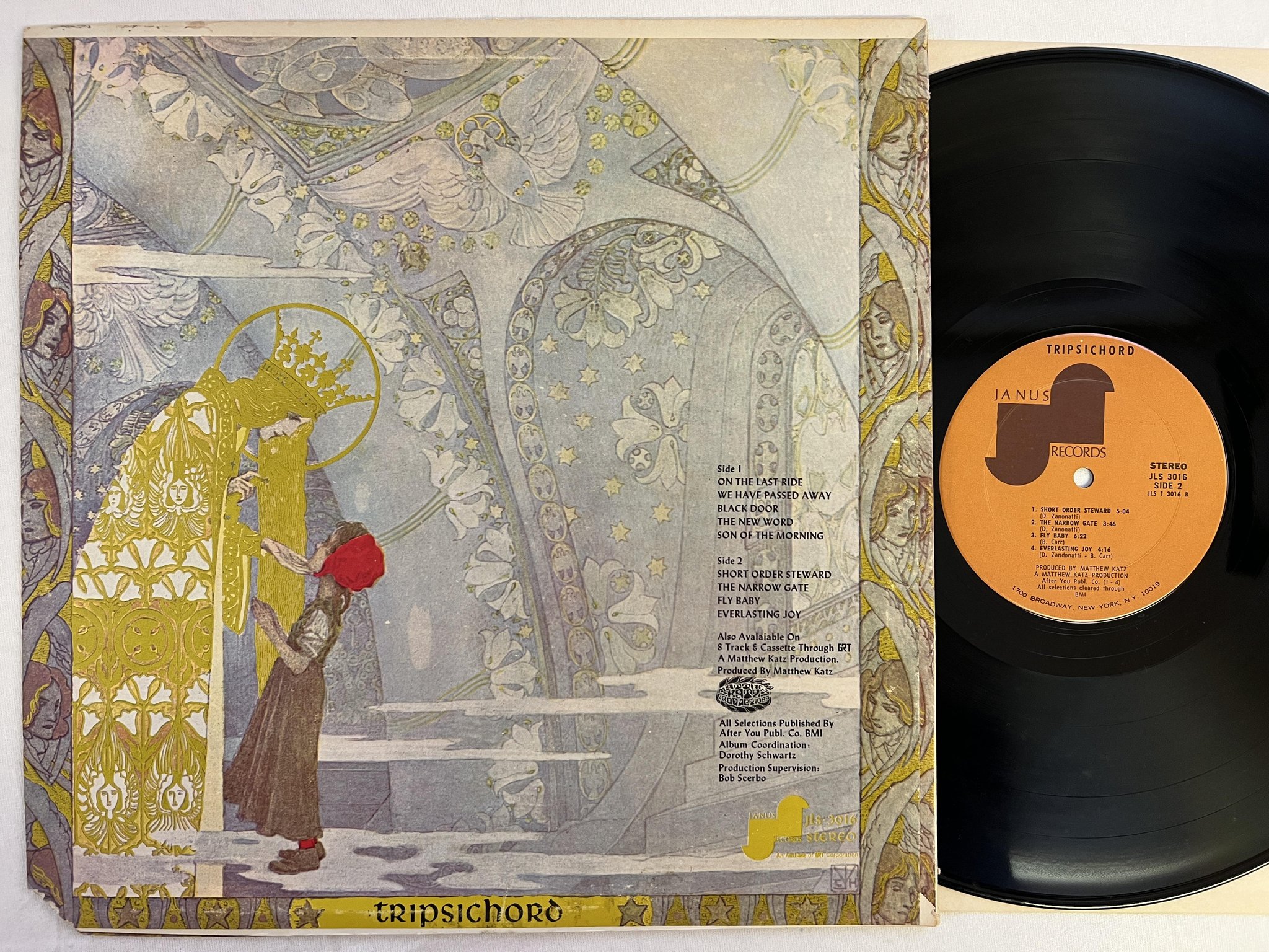 Omslagsbild för skivan TRIPSICHORD s/t LP -71 US JANUS JLS 3016 *** rare psych ***