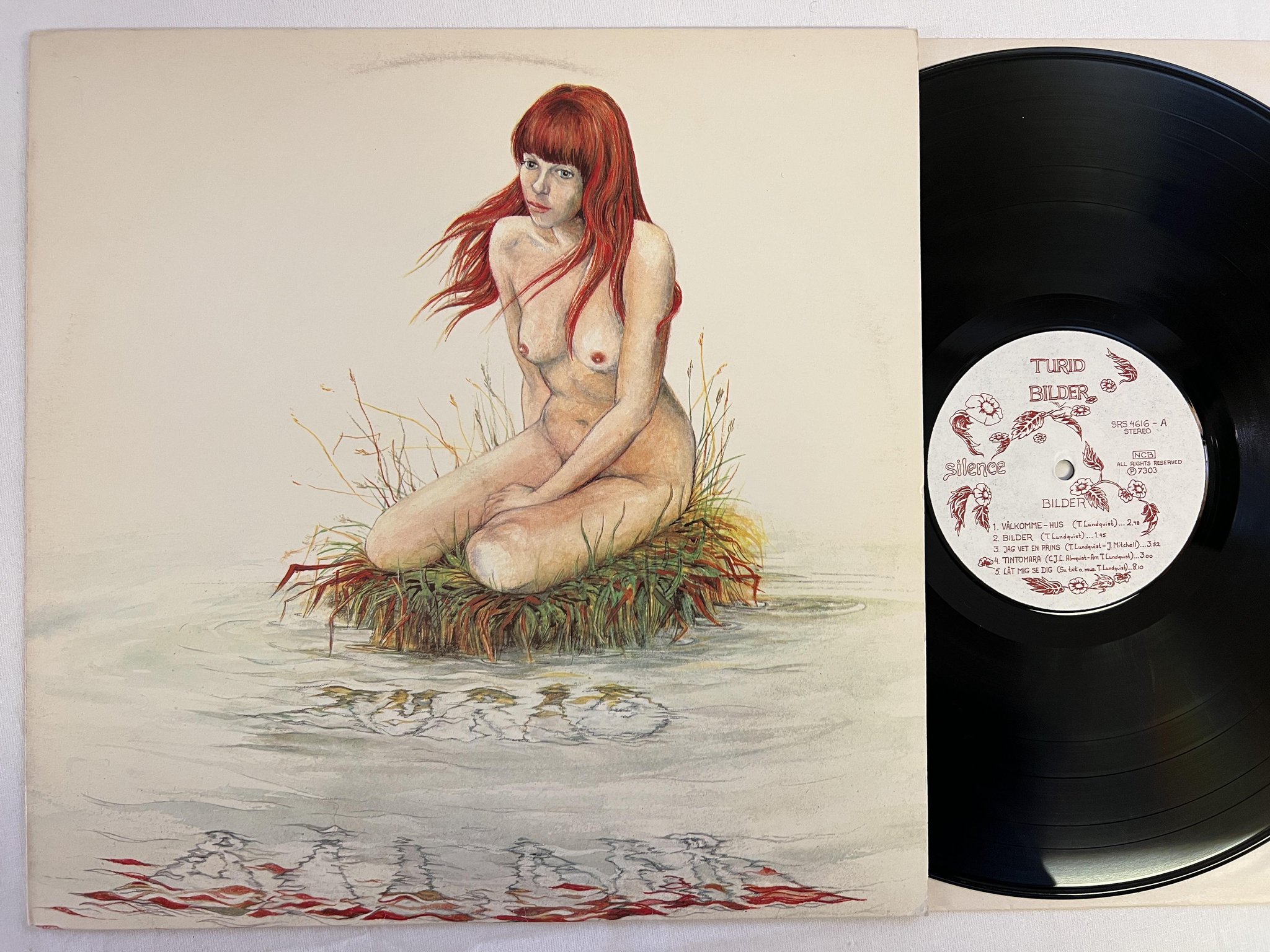 Omslagsbild för skivan TURID bilder LP -73 Swe SILENCE SRS 4616