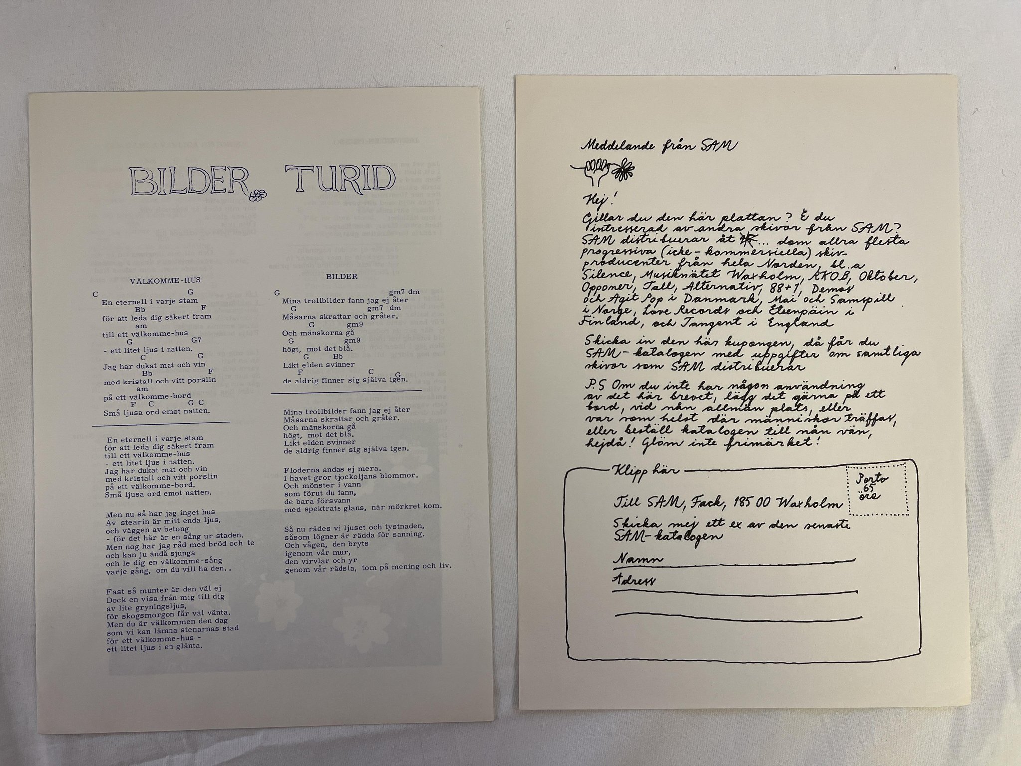 Omslagsbild för skivan TURID bilder LP -73 Swe SILENCE SRS 4616