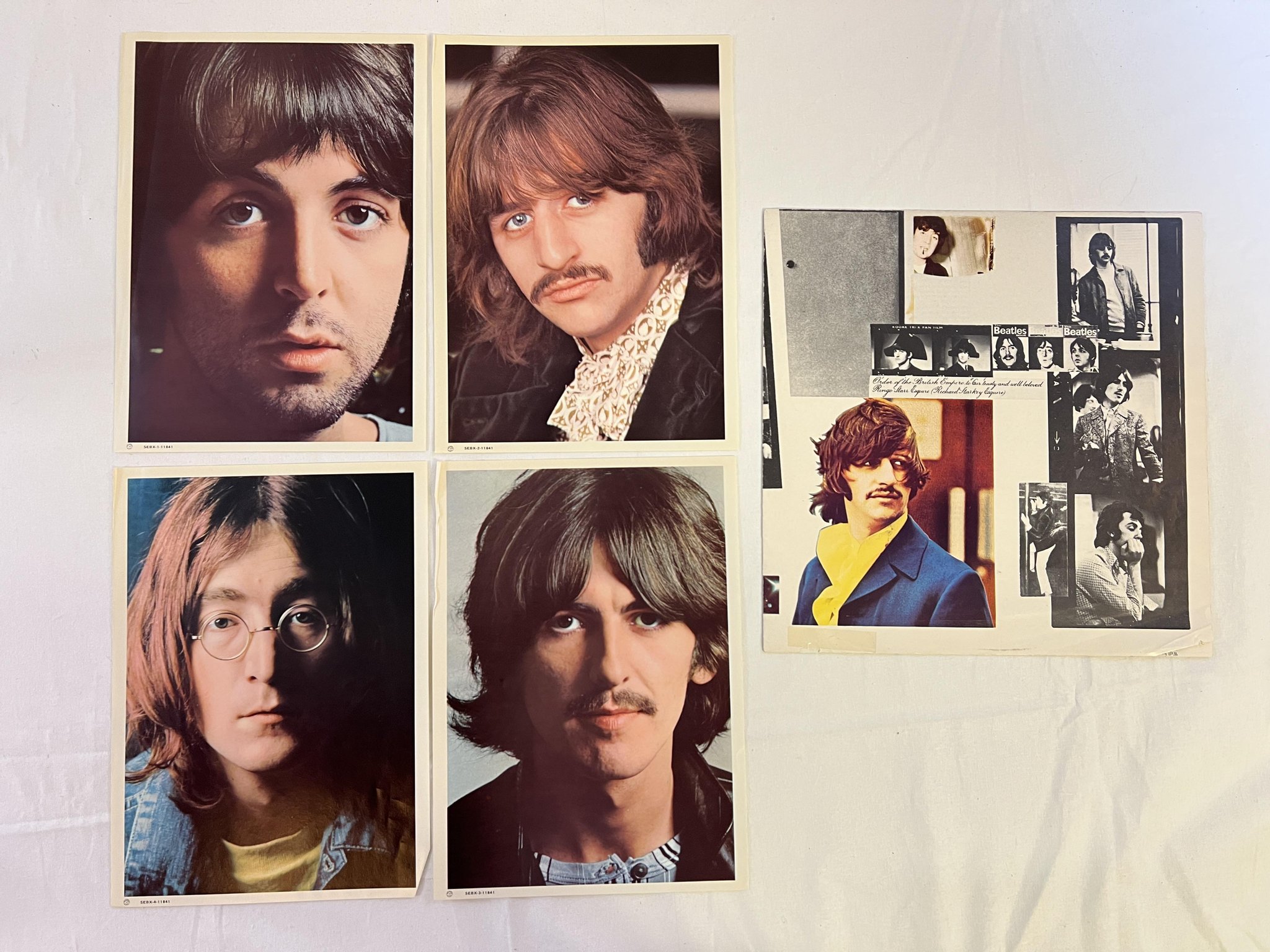 Omslagsbild för skivan THE BEATLES white album 2xLP -78 US CAPITOL SEBX-11841 white color