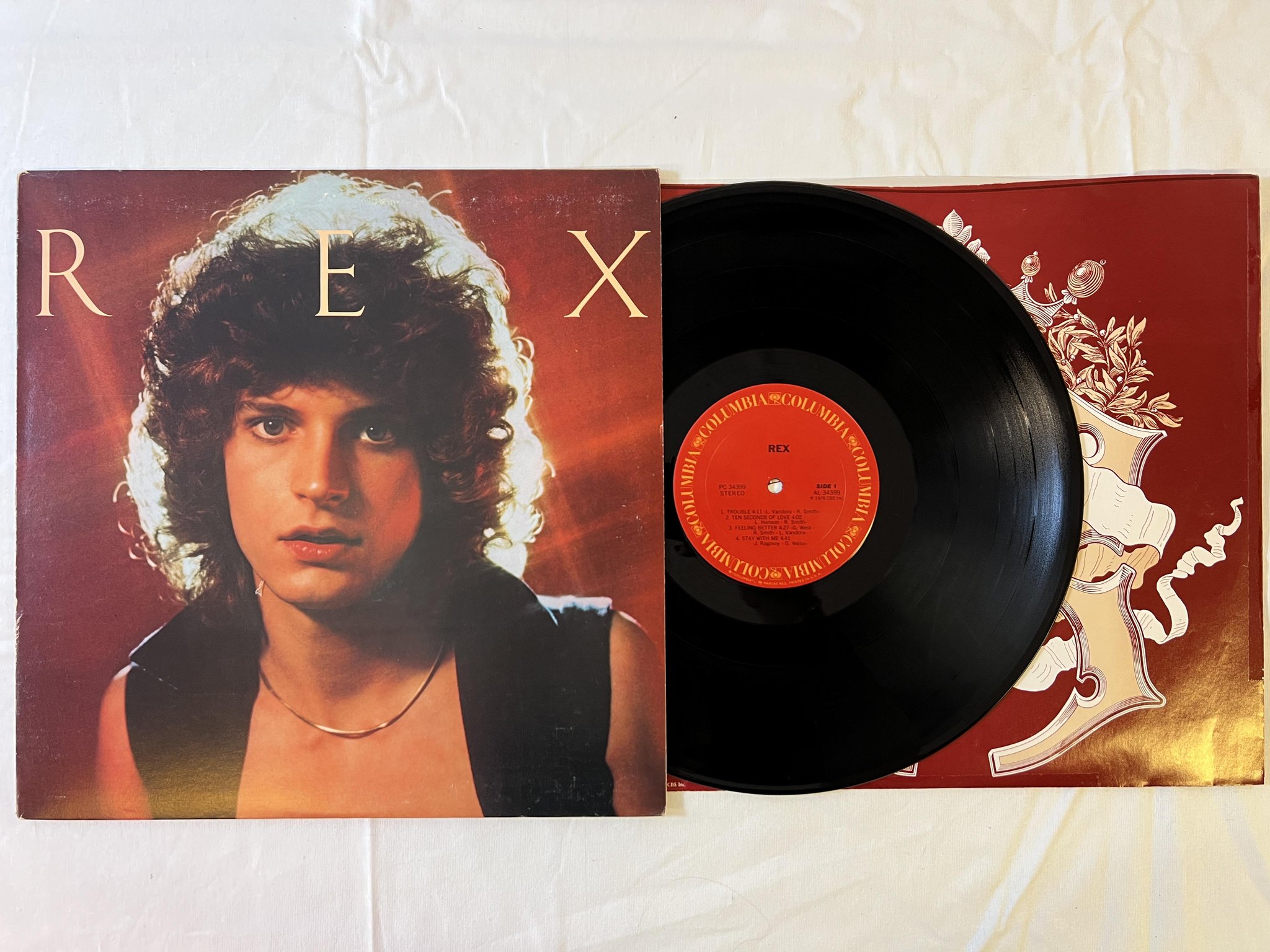 Omslagsbild för skivan T REX Rex LP -76 US COLUMBIA PC 34399