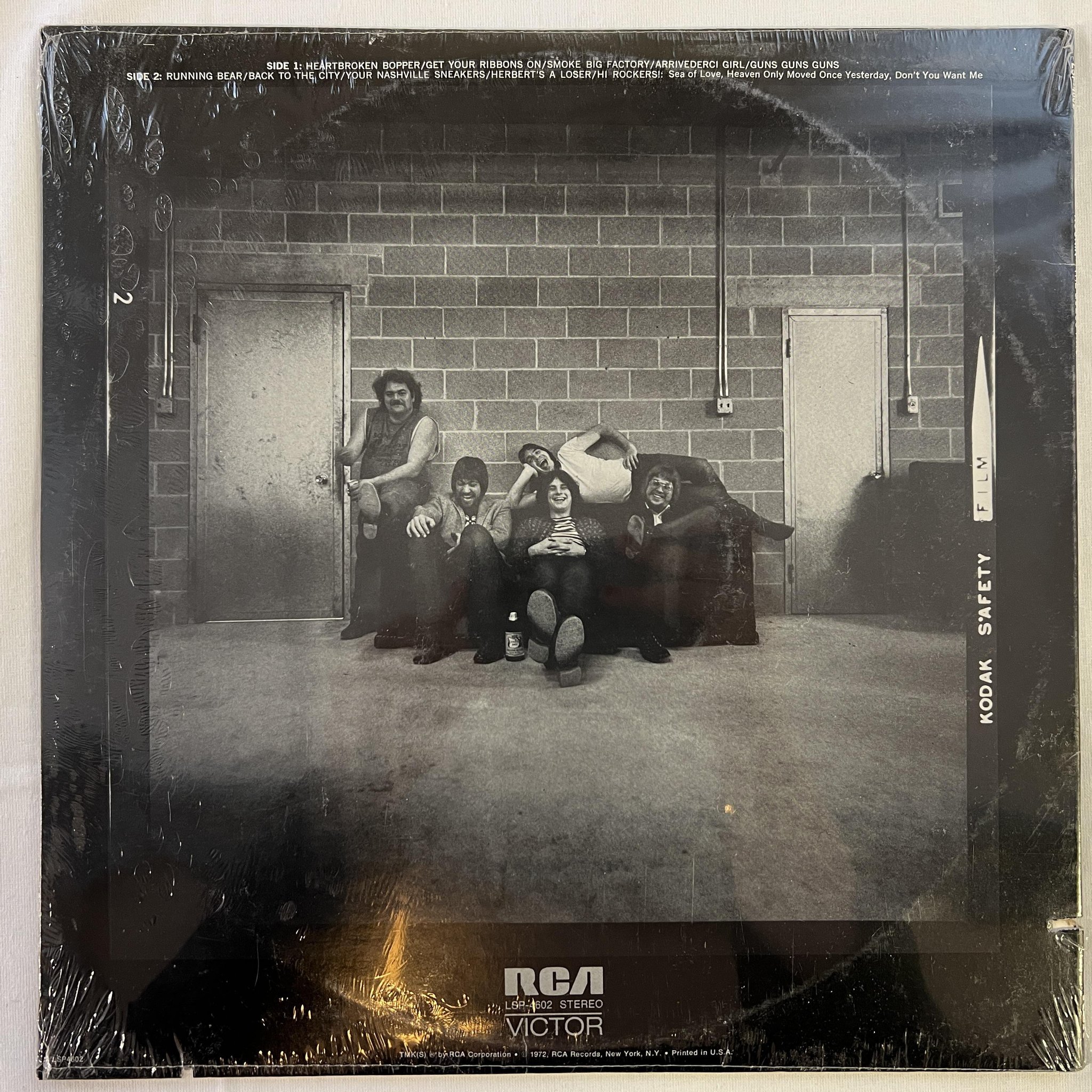 Omslagsbild för skivan THE GUESS WHO rockin' LP -72 US RCA LSP 4602 still sealed 