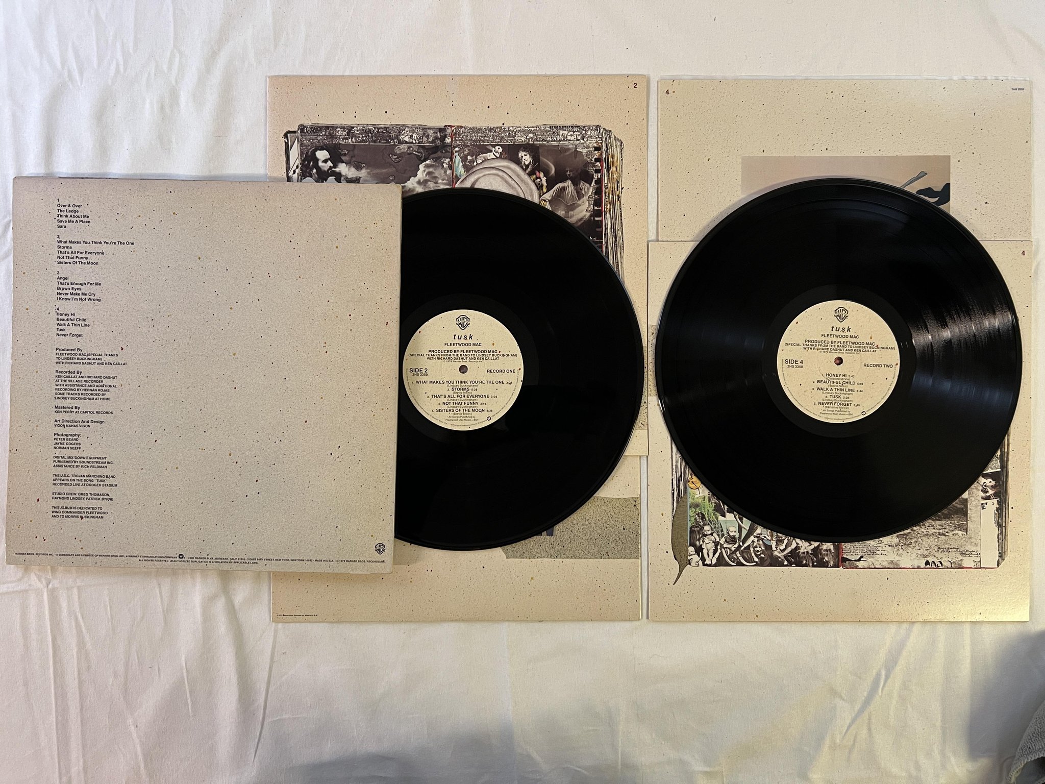 Omslagsbild för skivan FLEETWOOD MAC tusk  2xLP -79 US REPRISE 2HS 3350