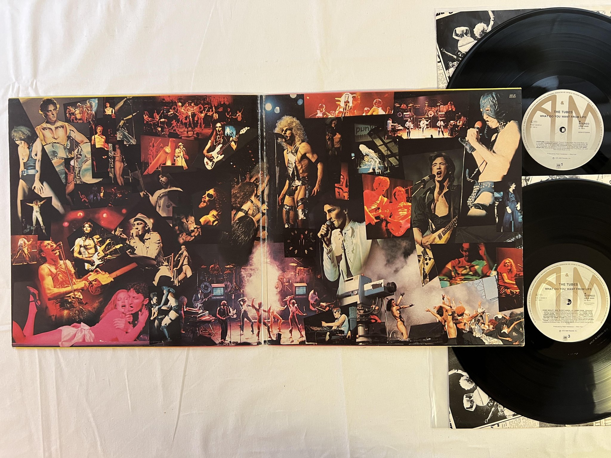Omslagsbild för skivan THE TUBES what do you want from life 2xLP -78 Hol A&M AMLM 68460