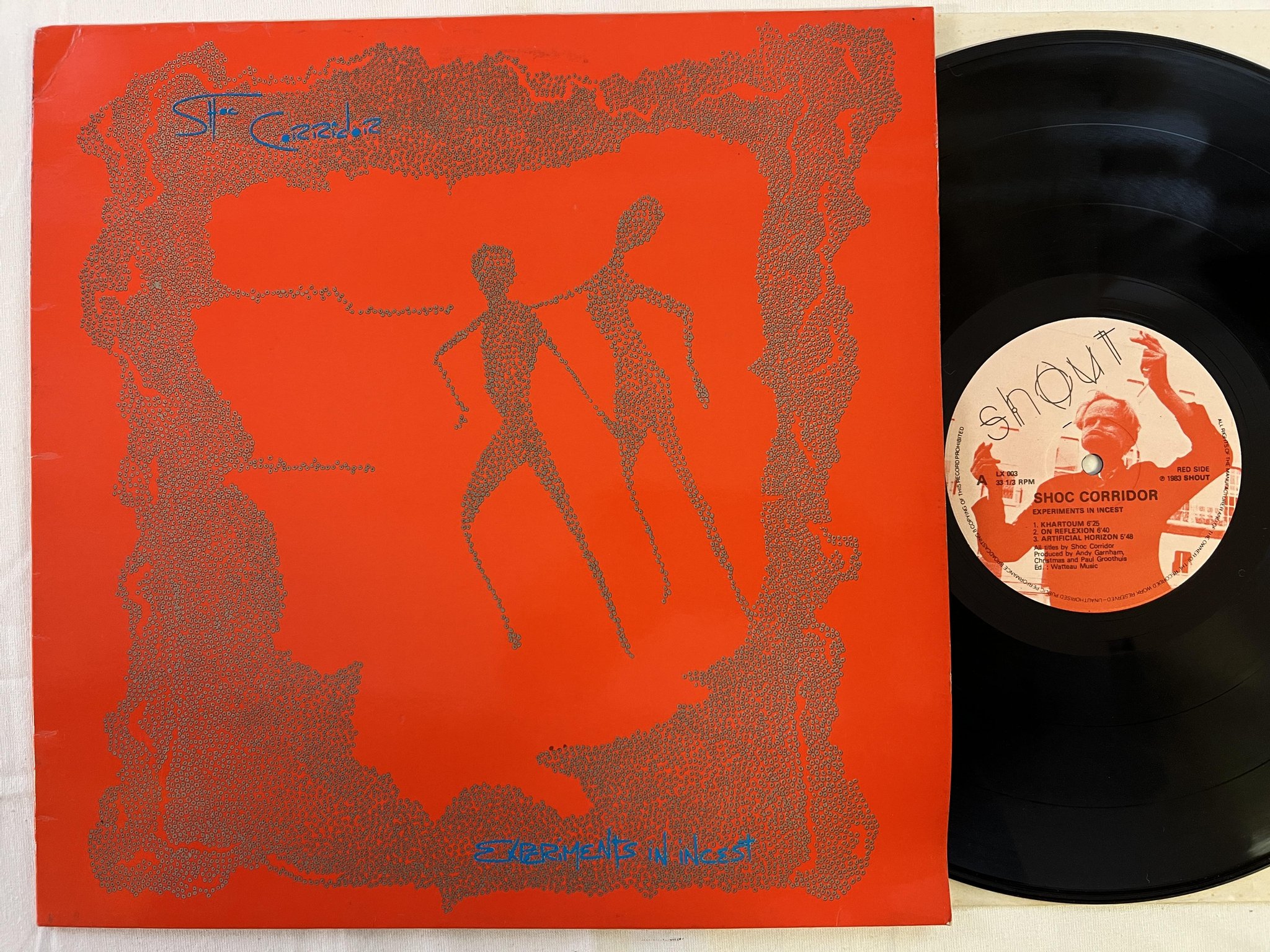 Omslagsbild för skivan SHOC CORRIDOR Experiments In Incest LP -83 UK SHOUT LX 003 ** rare **