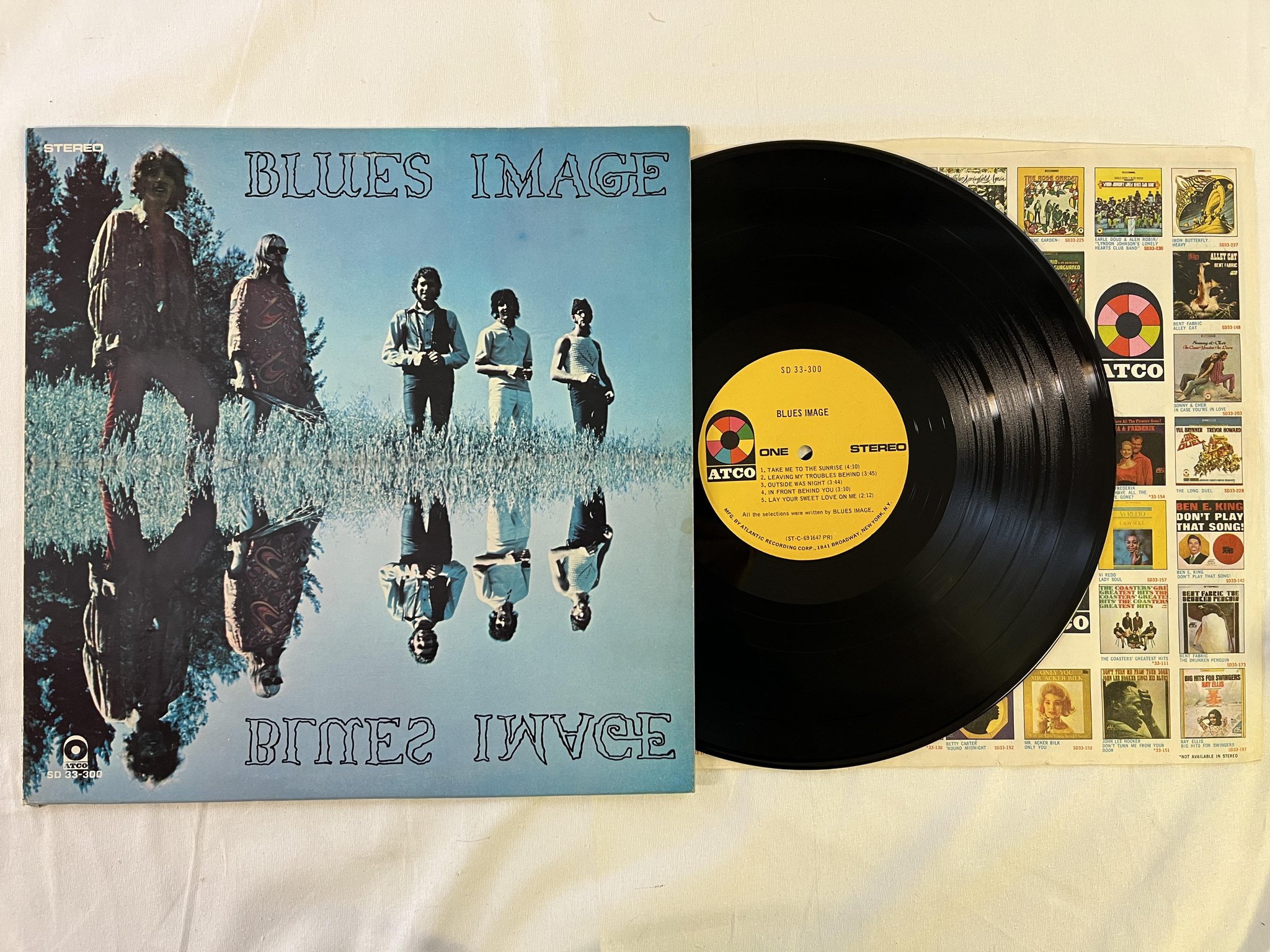 Omslagsbild för skivan BLUES IMAGE s/t LP -69 US ATCO SD 33-300 