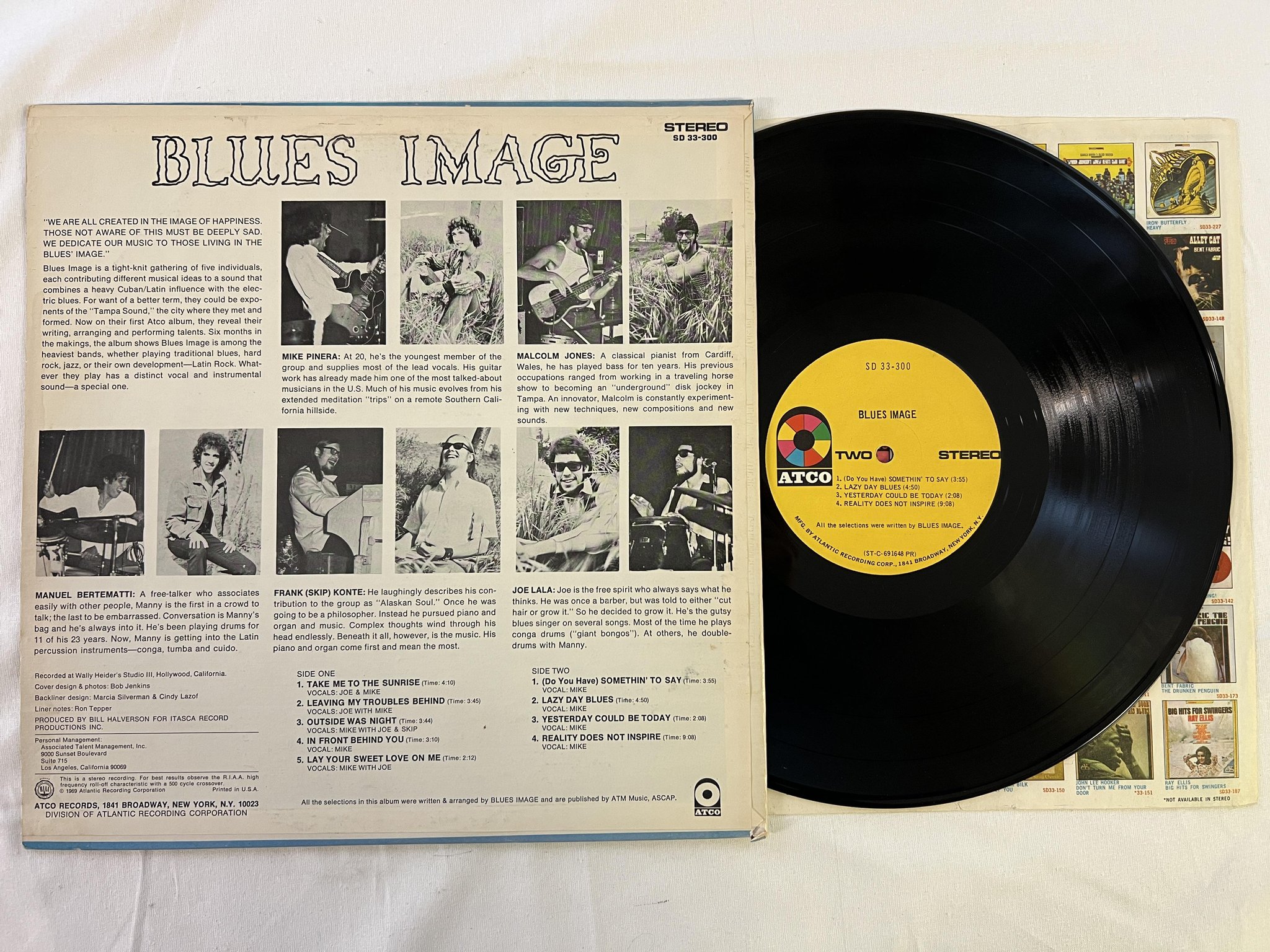 Omslagsbild för skivan BLUES IMAGE s/t LP -69 US ATCO SD 33-300 