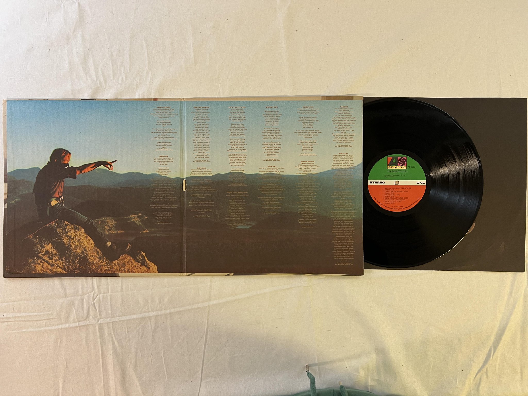 Omslagsbild för skivan STEPHEN STILLS 2 LP -71 US ATLANTIC SD 7206
