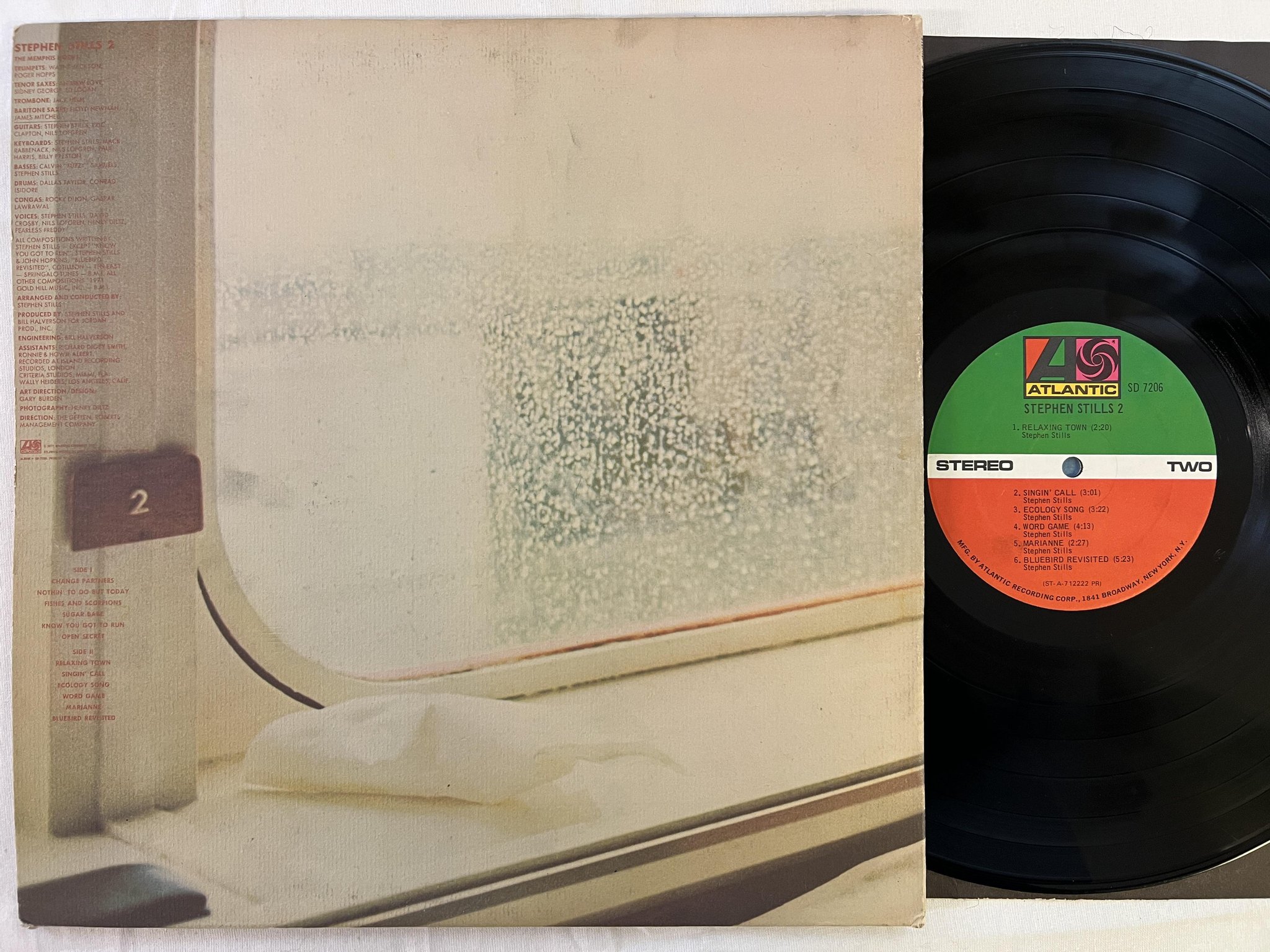 Omslagsbild för skivan STEPHEN STILLS 2 LP -71 US ATLANTIC SD 7206