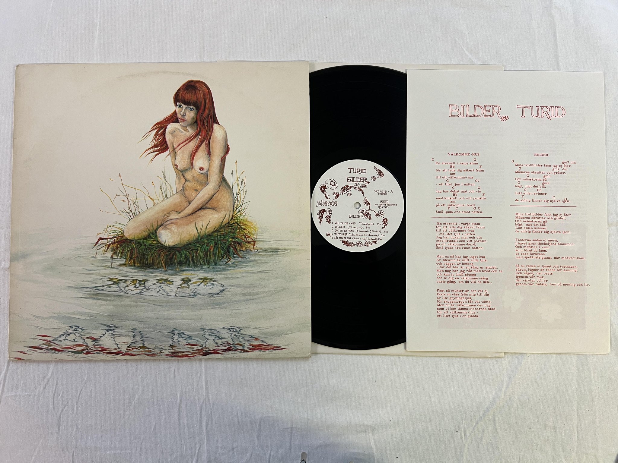 Omslagsbild för skivan TURID bilder LP -73 Swe SILENCE SRS 4616