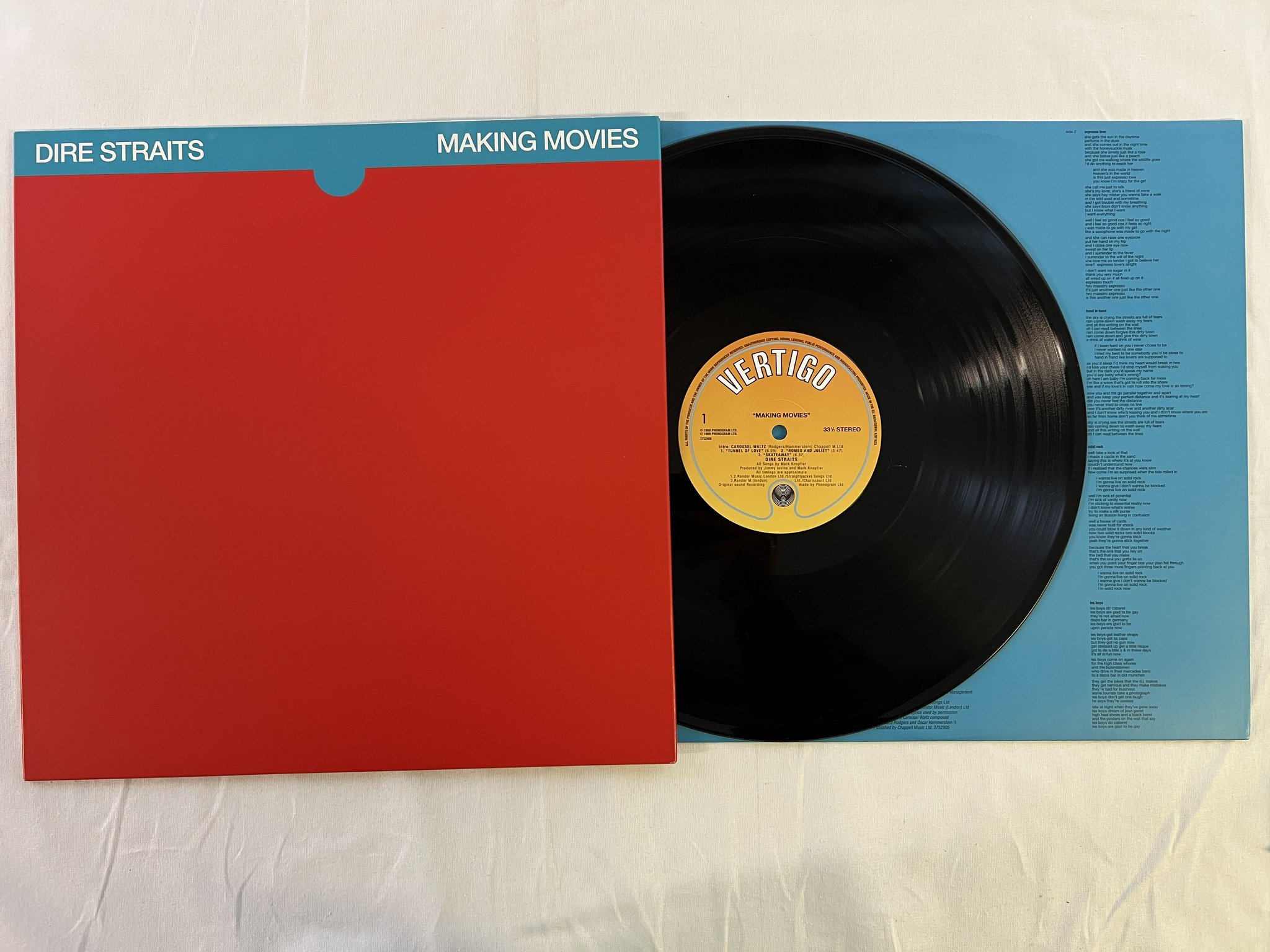 Omslagsbild för skivan DIRE STRAITS making moves LP re 180 gram VERTIGO 3752905