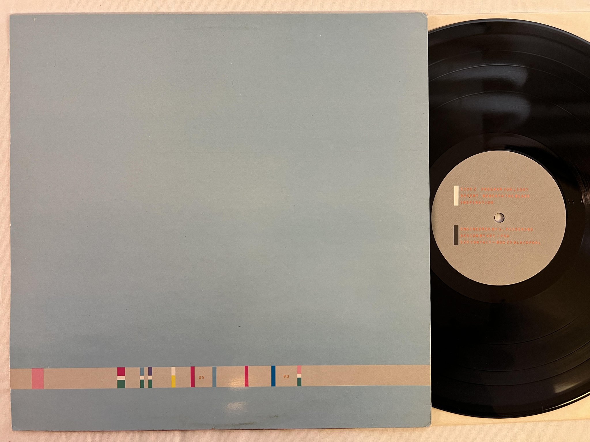 Omslagsbild för skivan SECTION 25 From The Hip LP -84 UK factory fact 90 SYNTH-POP