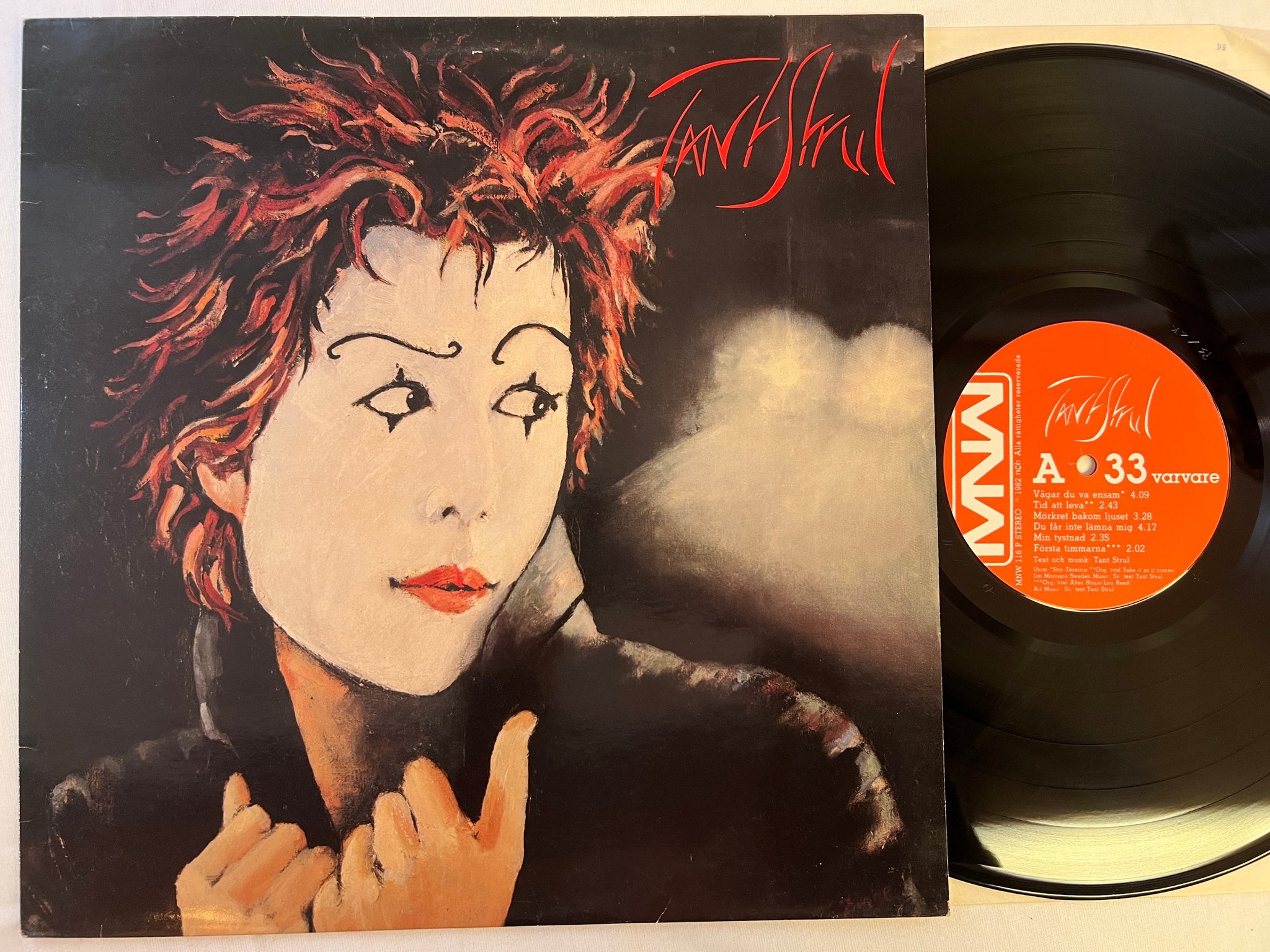 Omslagsbild för skivan TANT STRUL s/t LP -82 MNW 116 P 