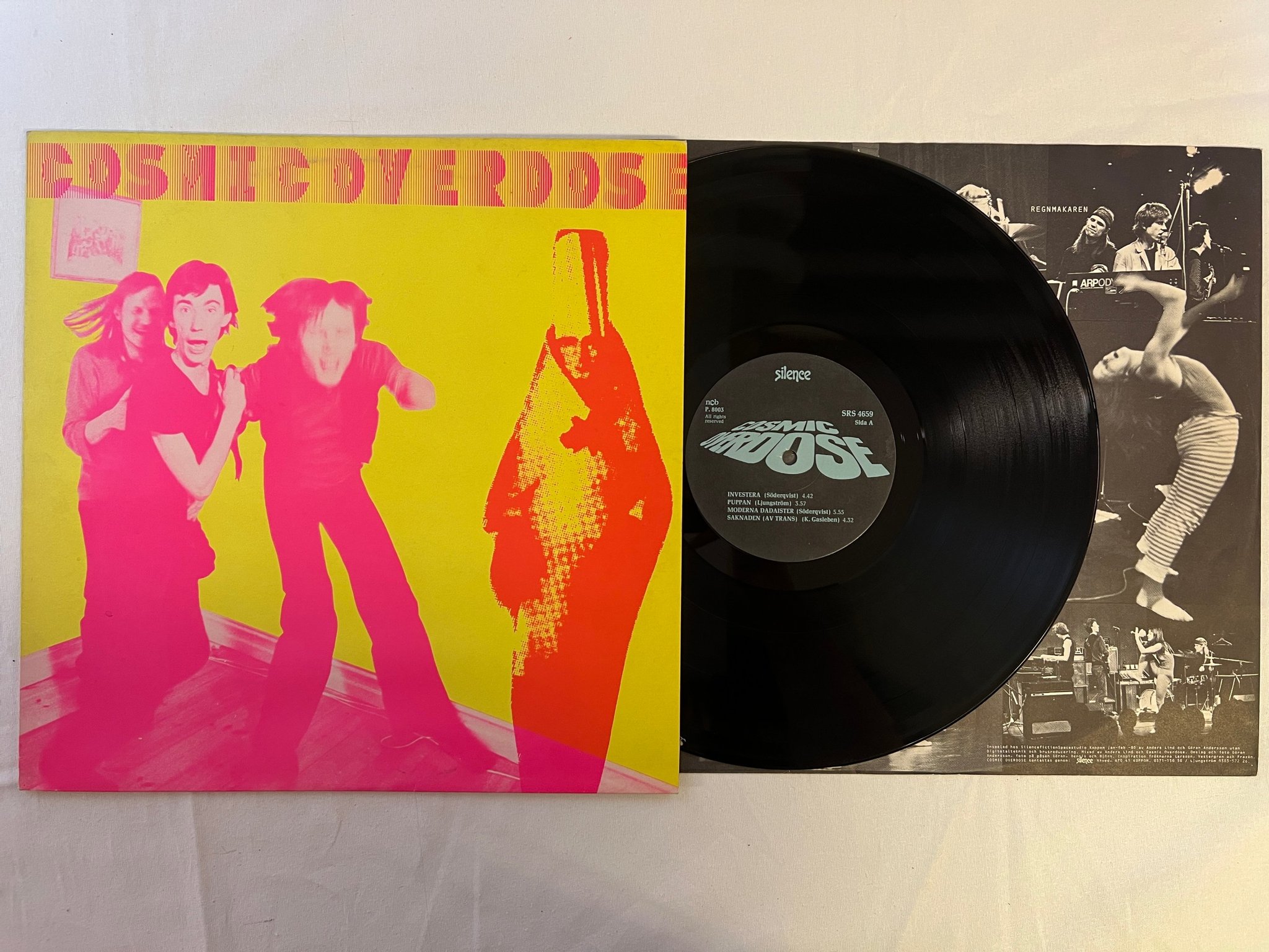 Omslagsbild för skivan COSMIC OVERDOSE s/t LP -80 SILENCE SRS 4659