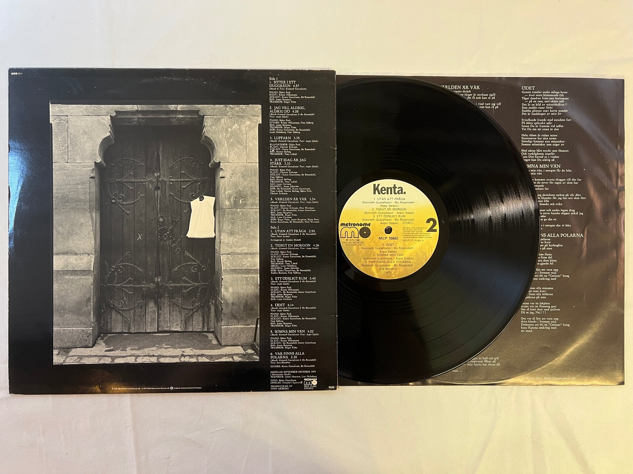 Omslagsbild för skivan KENTA s/t LP -80 Swe METRONOME MLP 15662