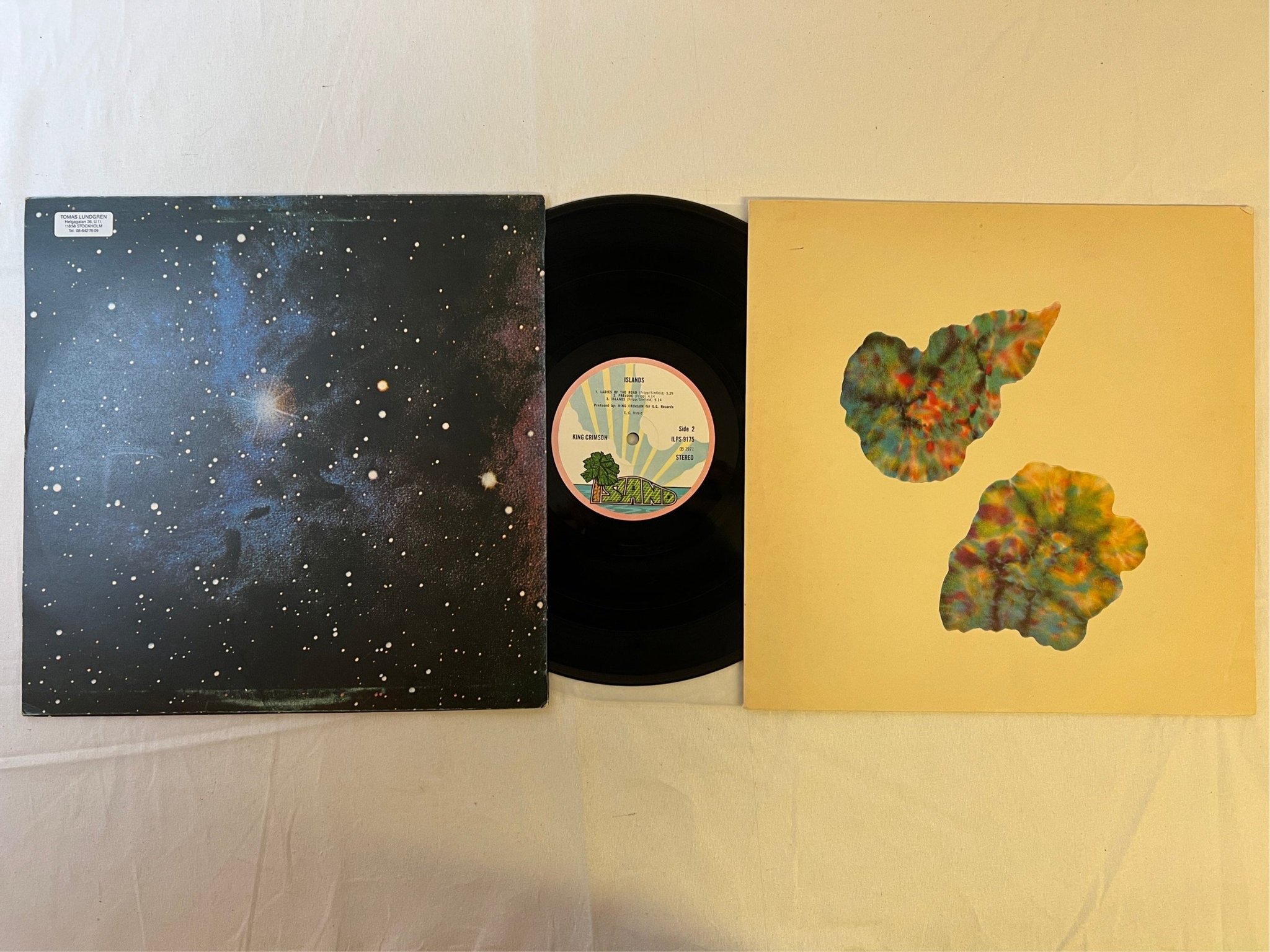 Omslagsbild för skivan KING CRIMSON islands LP -71 UK ISLAND ILPS 9175