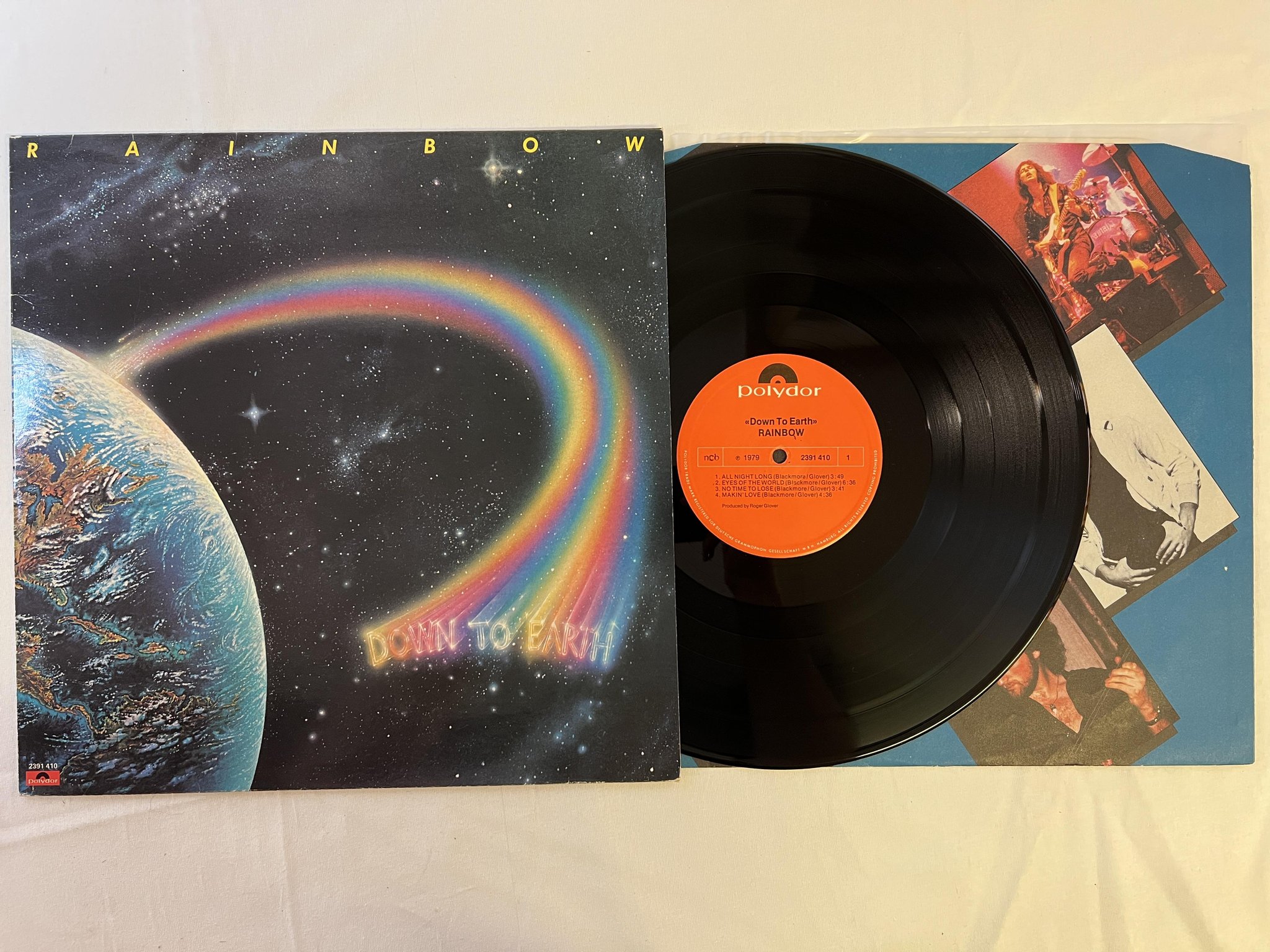 Omslagsbild för skivan RAINBOW down to earth LP -79 ncb POLYDOR 2391410