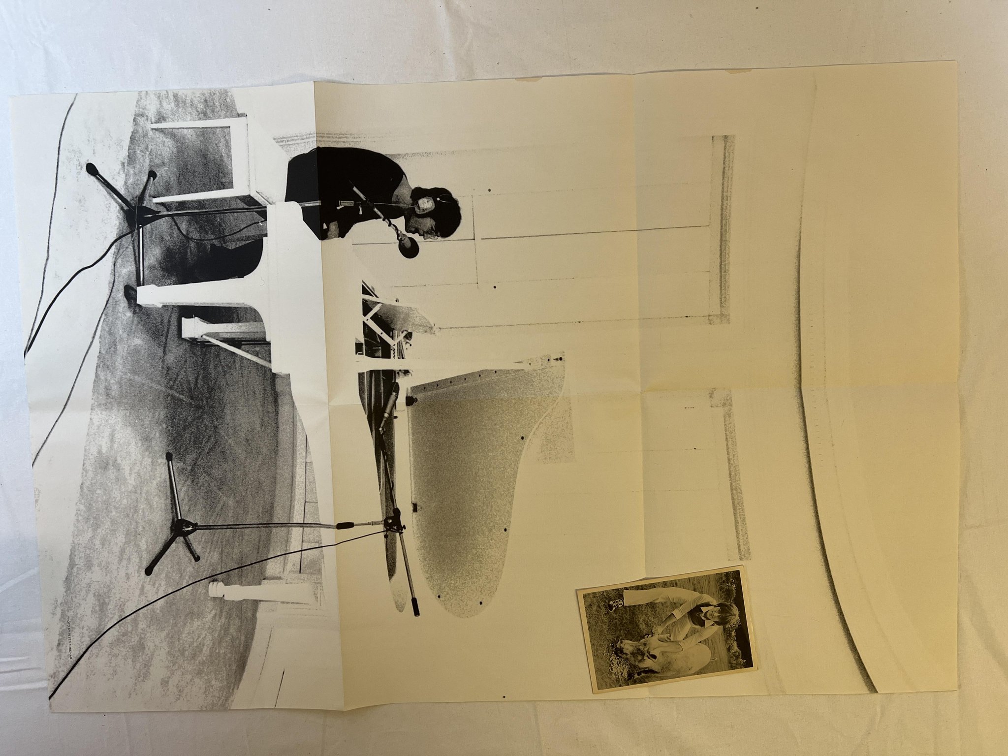 Omslagsbild för skivan JOHN LENNON imagine LP -71 UK APPLE PAS 10004 w/ POSTER