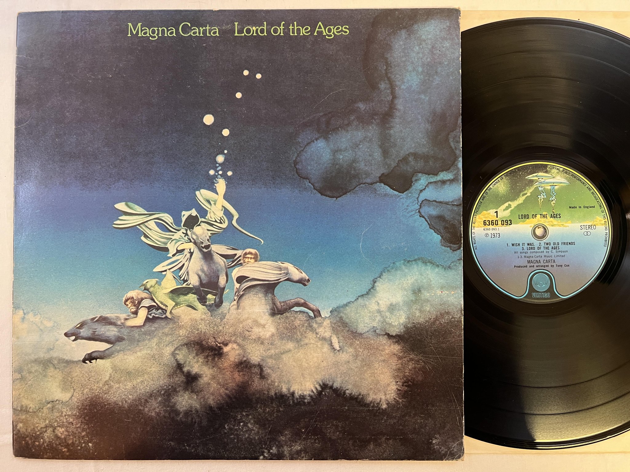 Omslagsbild för skivan MAGNA CARTA Lord Of The Ages LP -73 UK VERTIGO 6360 093