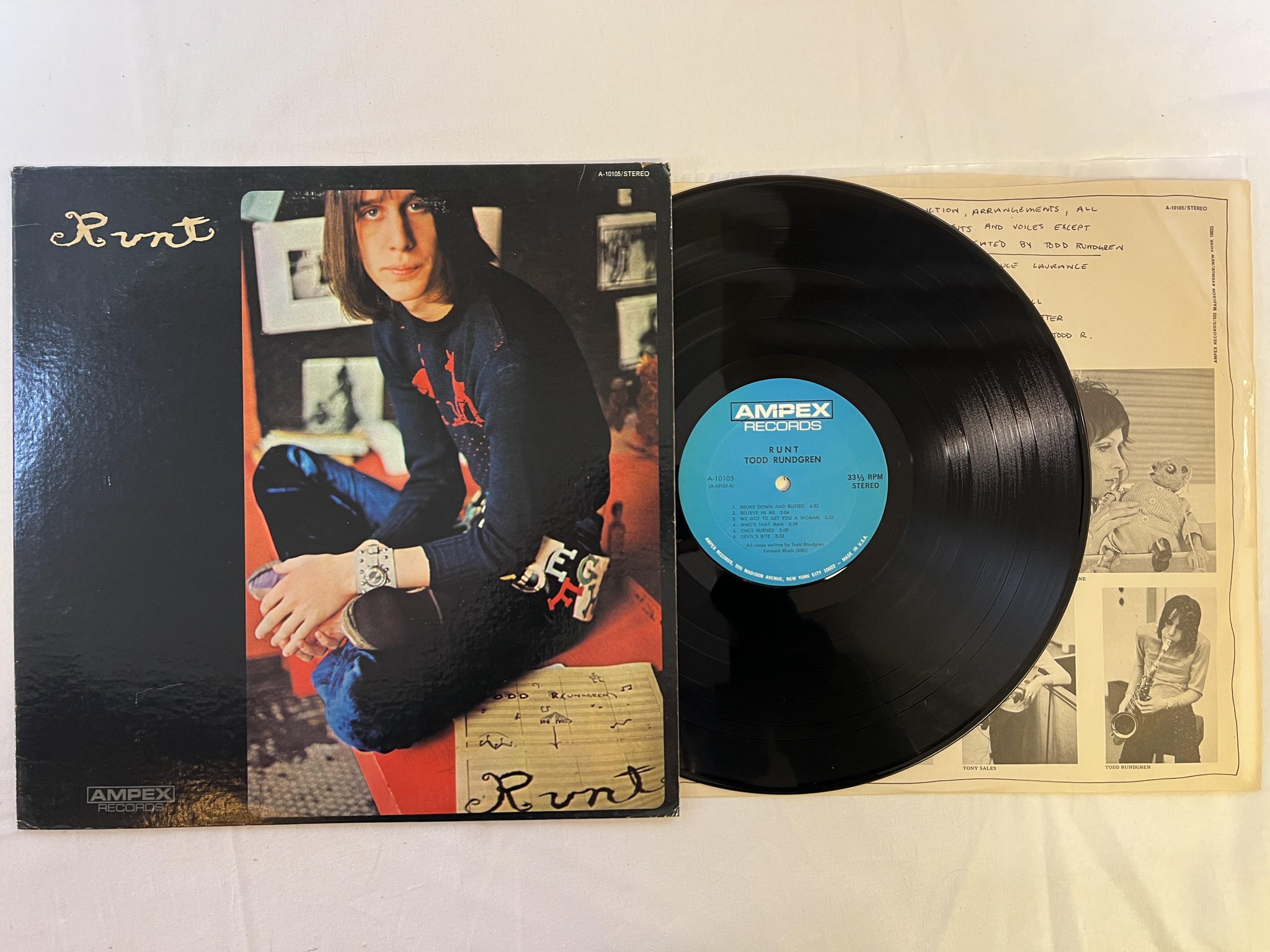 Omslagsbild för skivan TODD RUNDGREN runt LP -70 US AMPEX A-10105