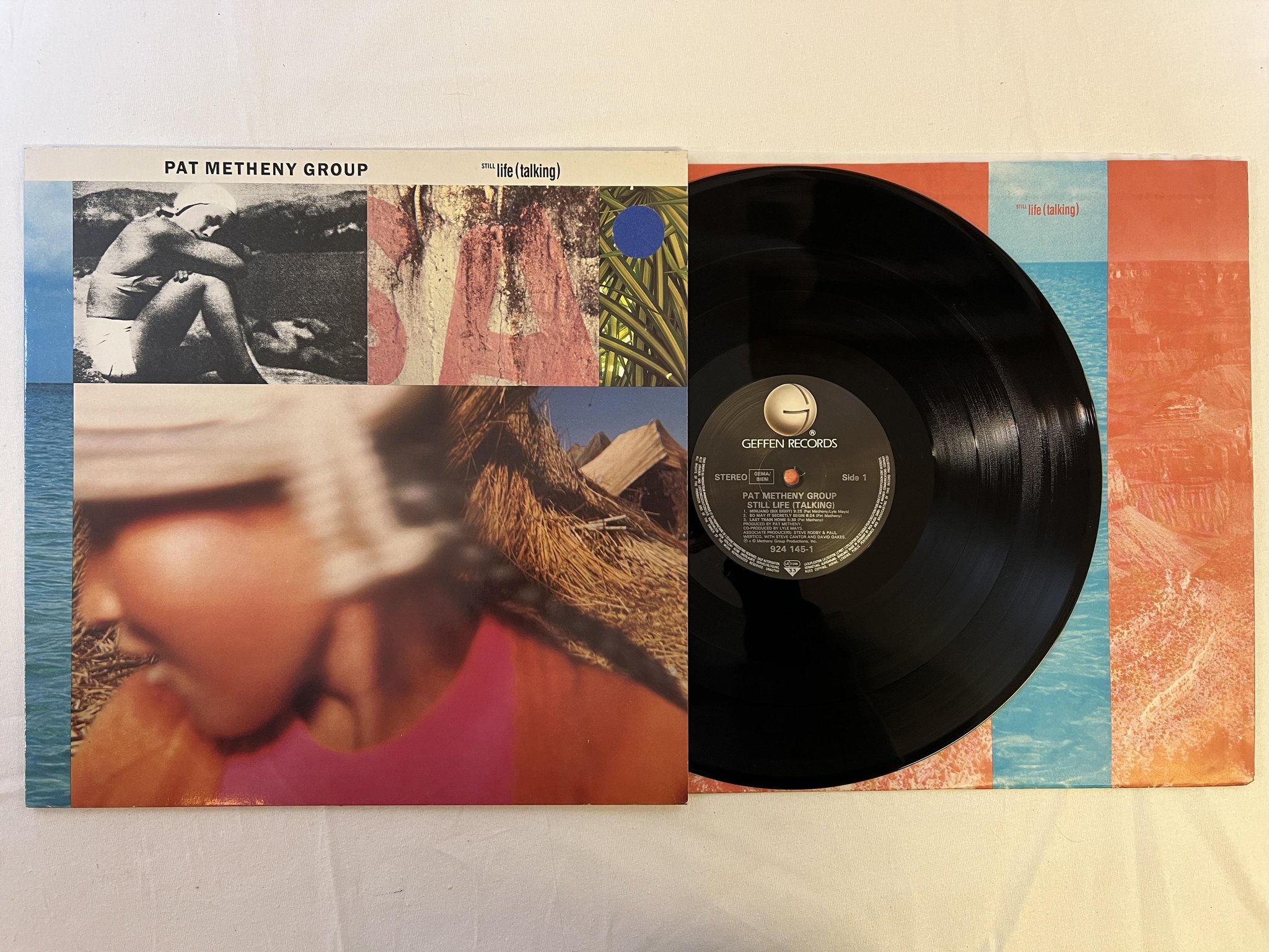 Omslagsbild för skivan PAT METHENY GROUP Still Life (Talking) LP -87 GEFFEN 924 145-1