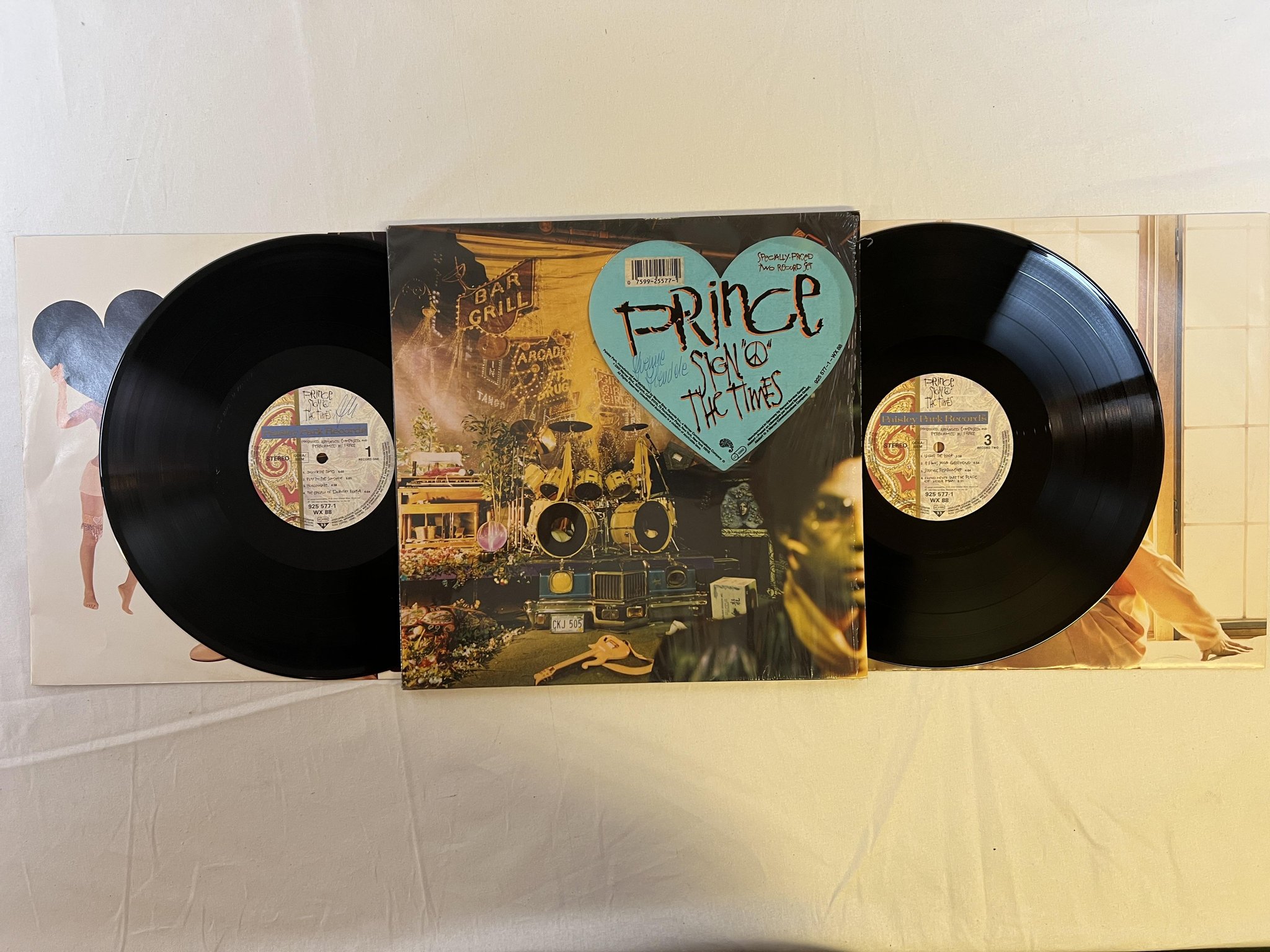 Omslagsbild för skivan PRINCE sign o the times 2xLP -87 Ger PAISLEY PARK 925 577-1