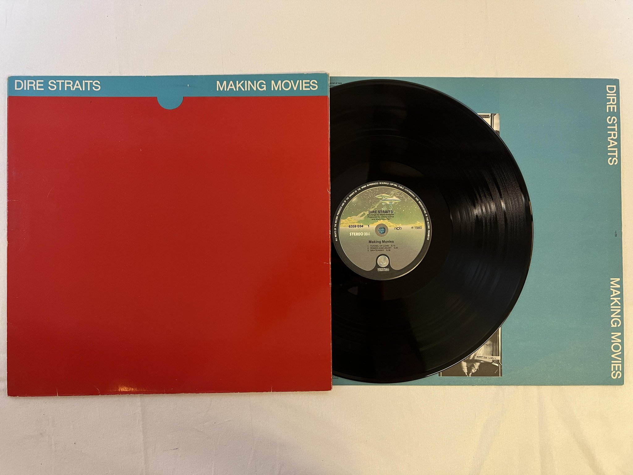 Omslagsbild för skivan DIRE STRAITS making moves LP -80 ncb VERTIGO 6359 034