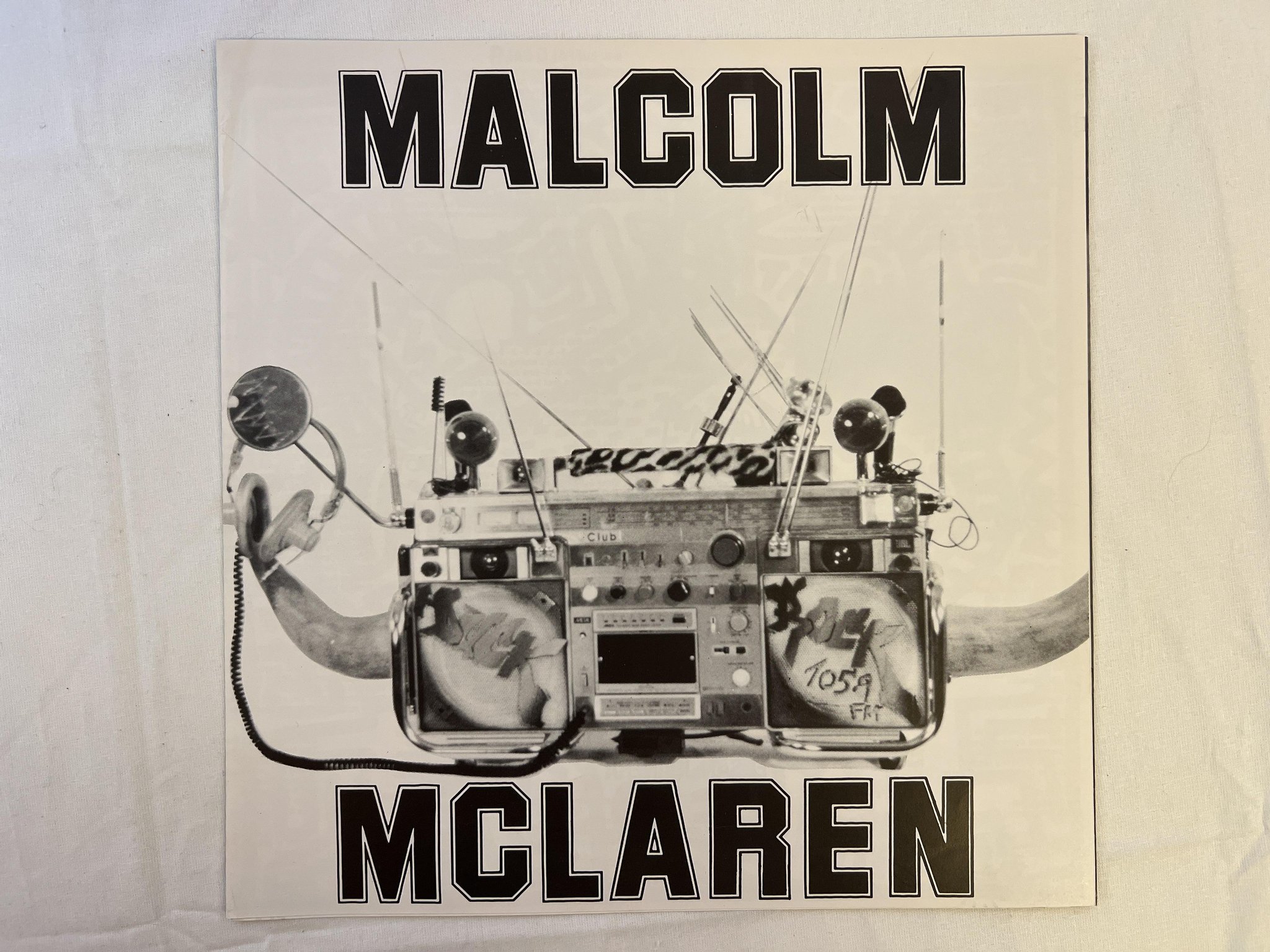 Omslagsbild för skivan MALCOLM McLAREN duck rock LP -83 Hol CHARISMA 810 432-1