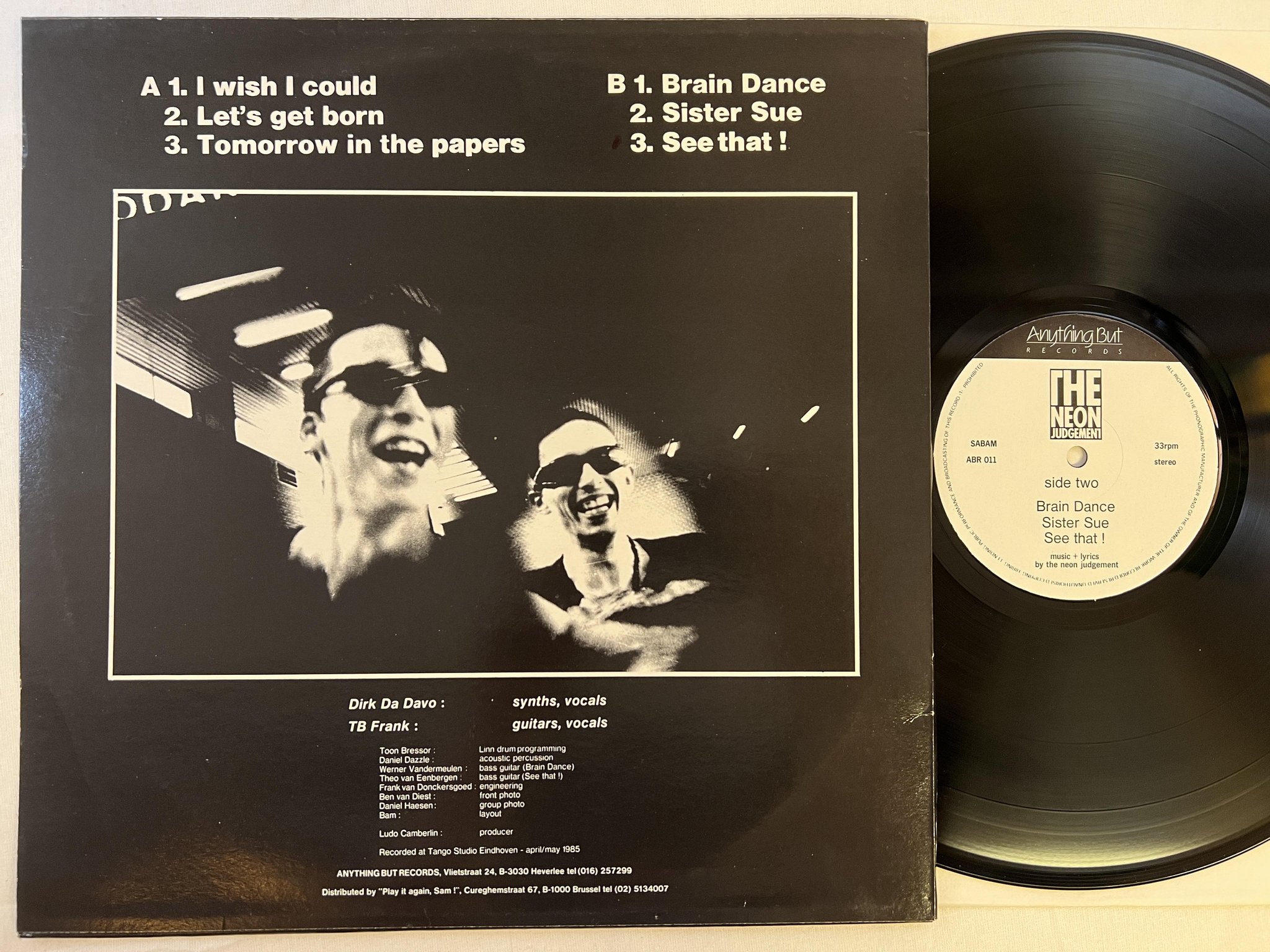 Omslagsbild för skivan THE NEON JUDGEMENT  MBIH! LP -85 ANYTHING BUT ABR 011 