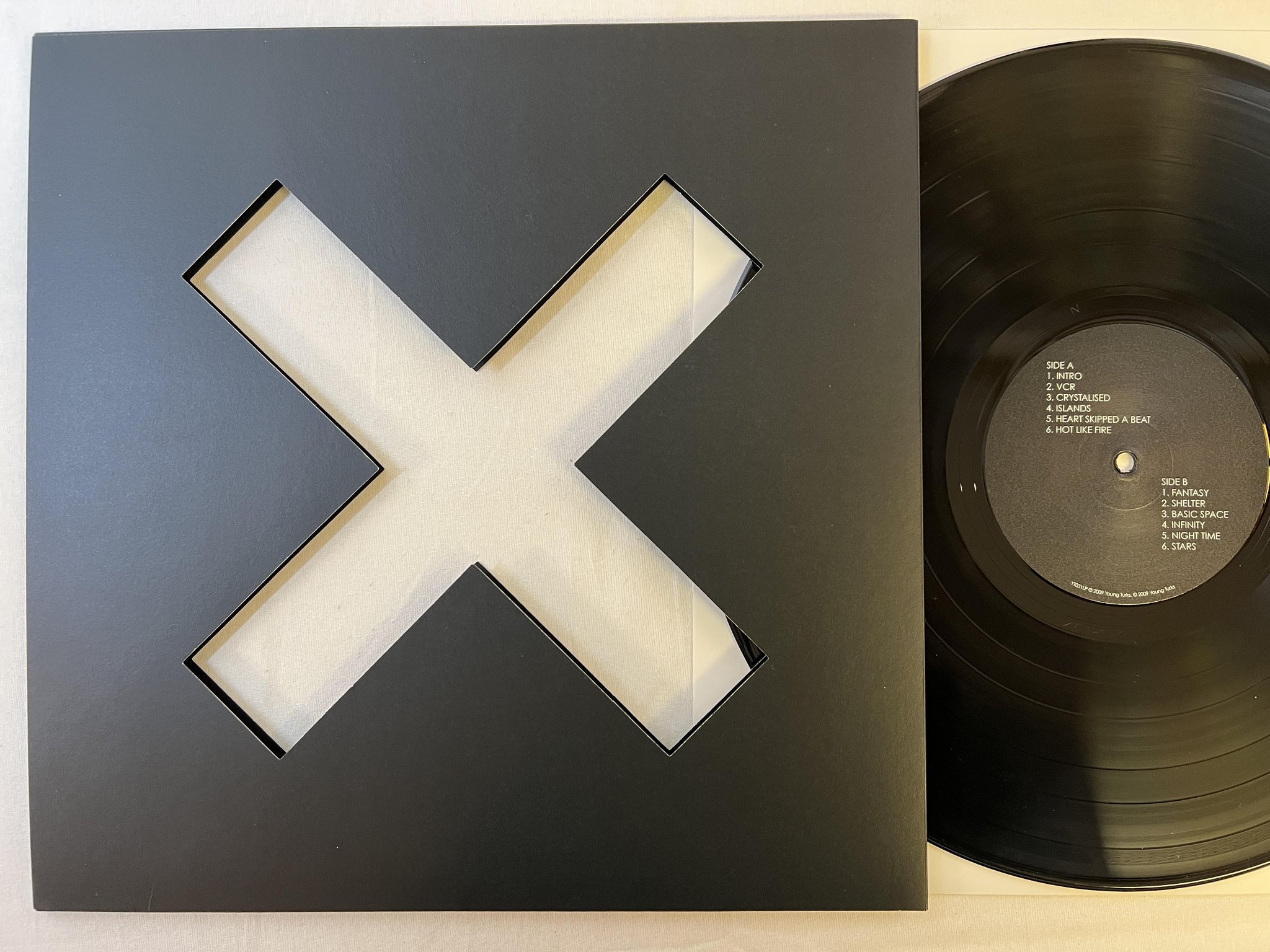 Omslagsbild för skivan THE XX - xx LP 2009 YOUNG TURKS YT031LP INDIE ROCK