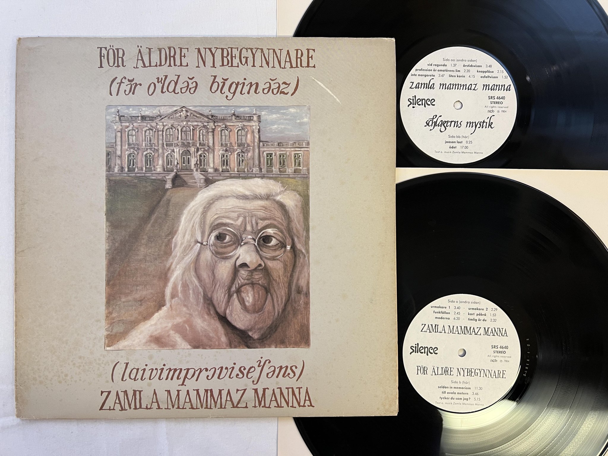 Omslagsbild för skivan ZAMLA MAMMAZ MANNA 2xLP -78 Swe SILENCE SRS 4640