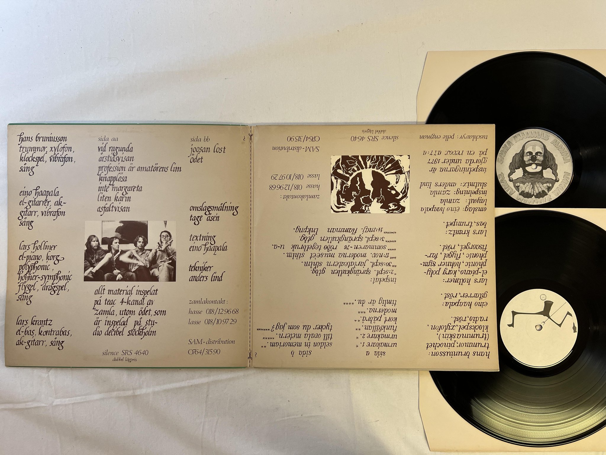 Omslagsbild för skivan ZAMLA MAMMAZ MANNA 2xLP -78 Swe SILENCE SRS 4640