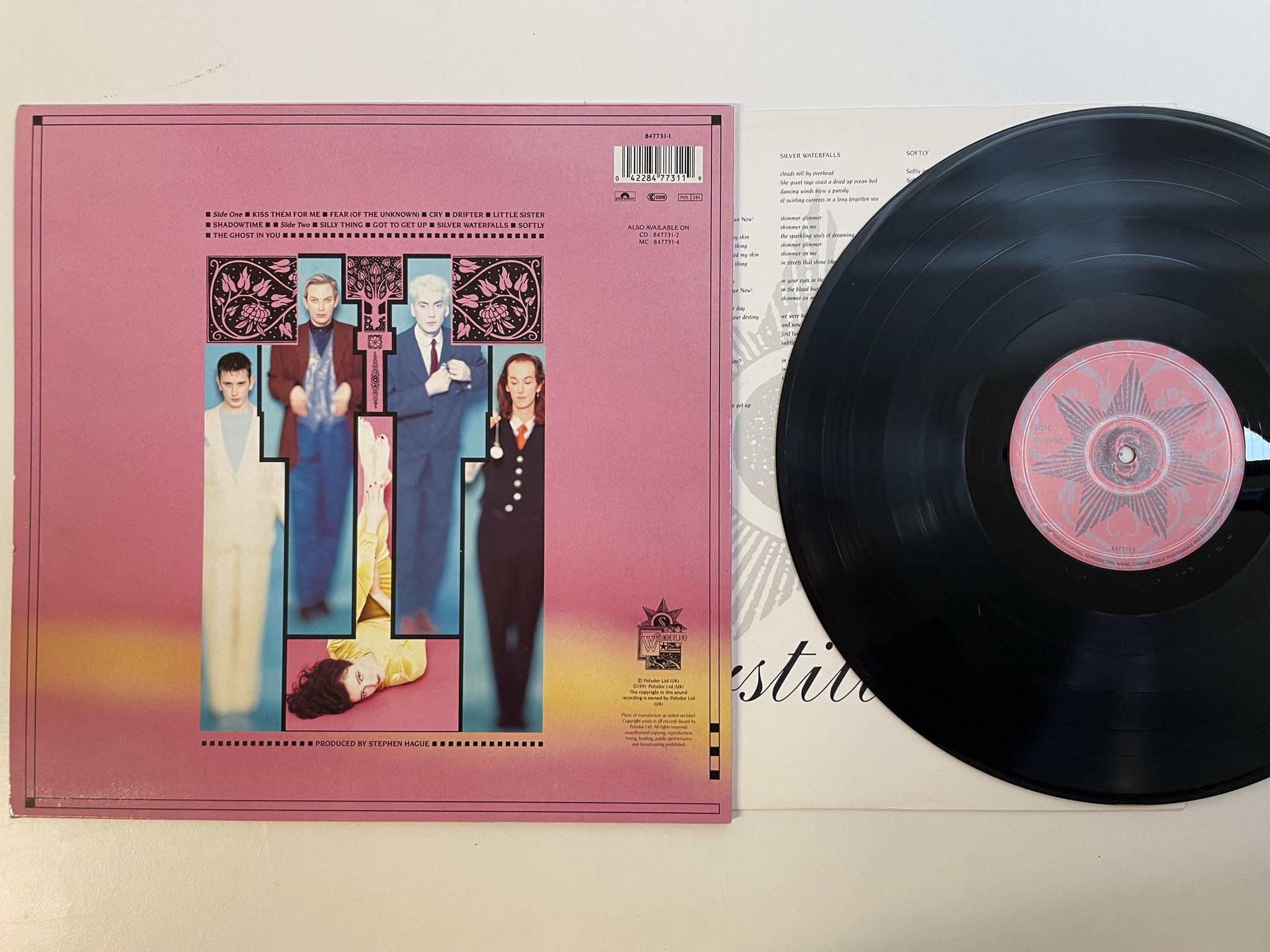 Omslagsbild för skivan SIOUXSIE & BANSHEES Superstition LP -91 UK polydor 847731-1