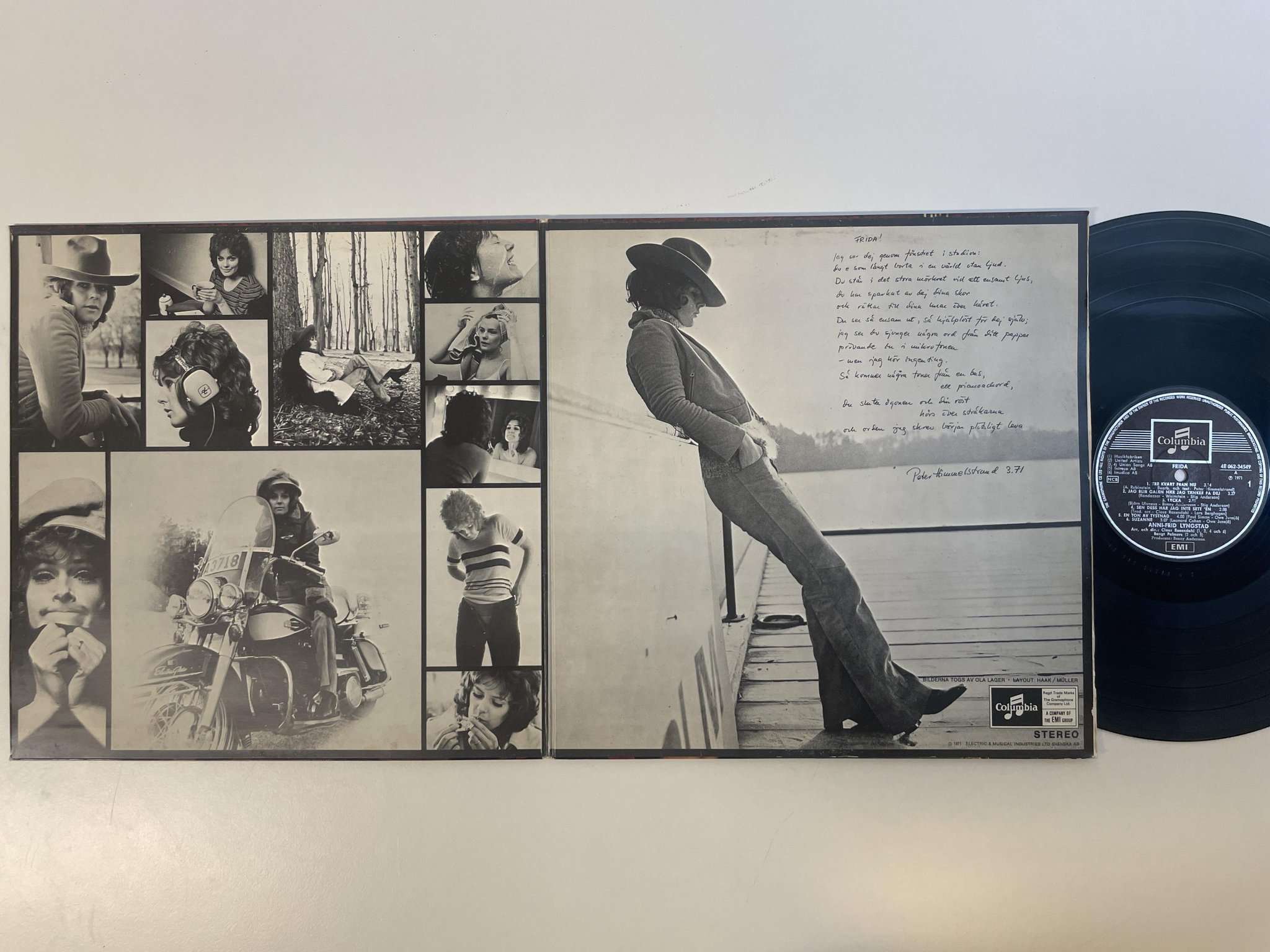 Omslagsbild för skivan ANNI-FRID LYNGSTAD Frida LP -71 COLUMBIA 4E 062-34549